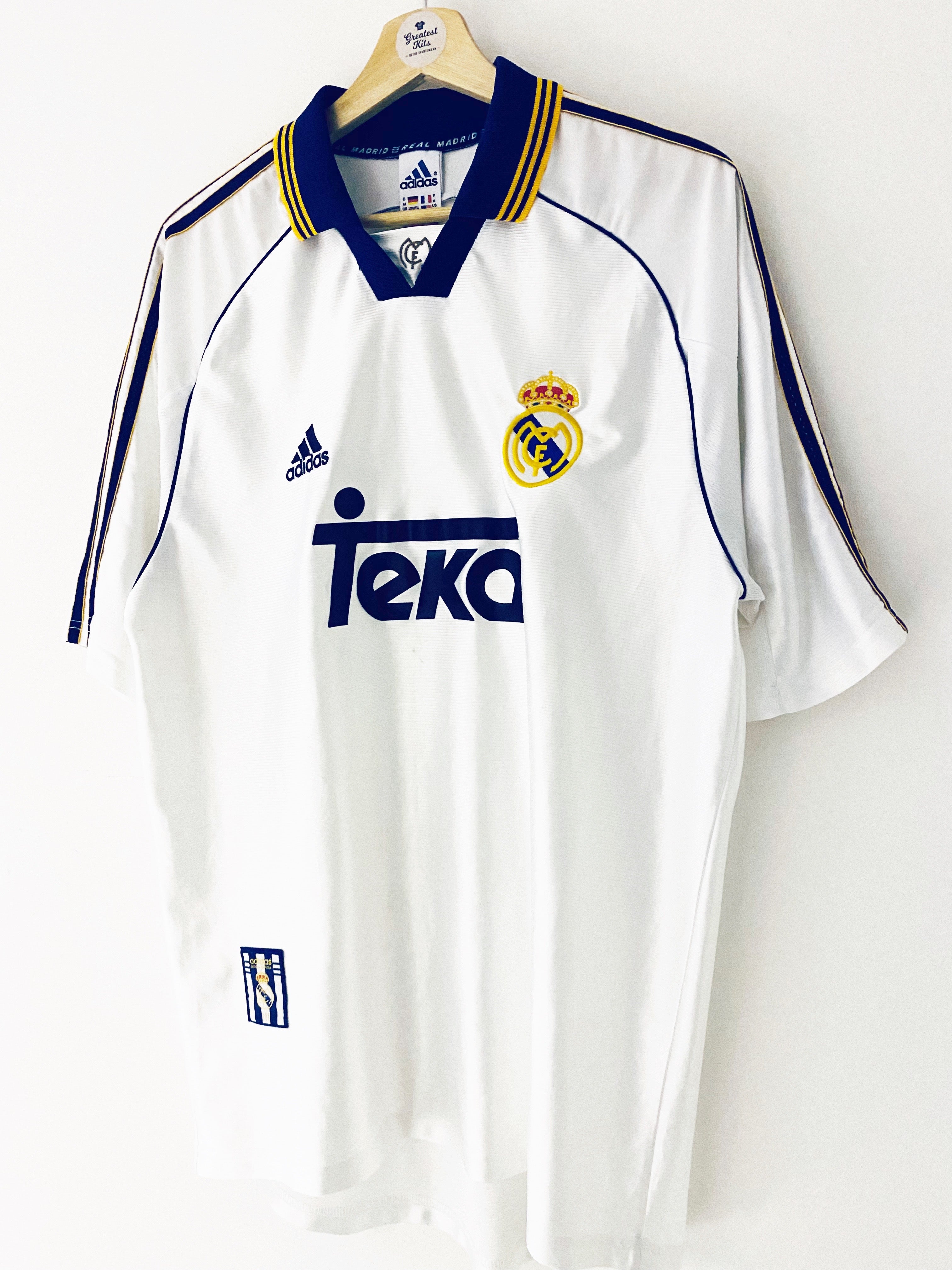 1998/00 Maillot domicile du Real Madrid (M) 8.5/10