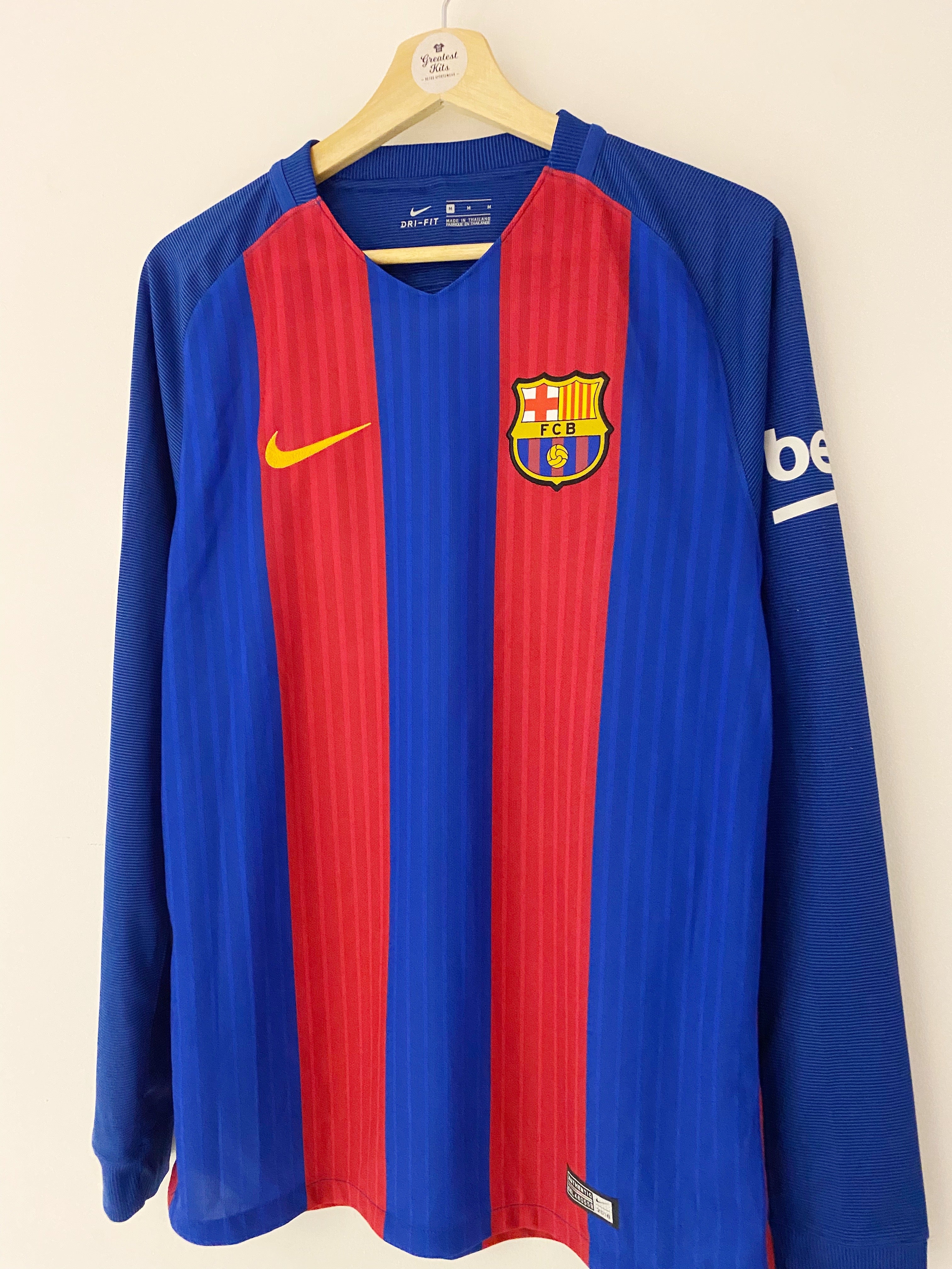 Camiseta Barcelona 2016/17 Local L/S (M) 9.5/10