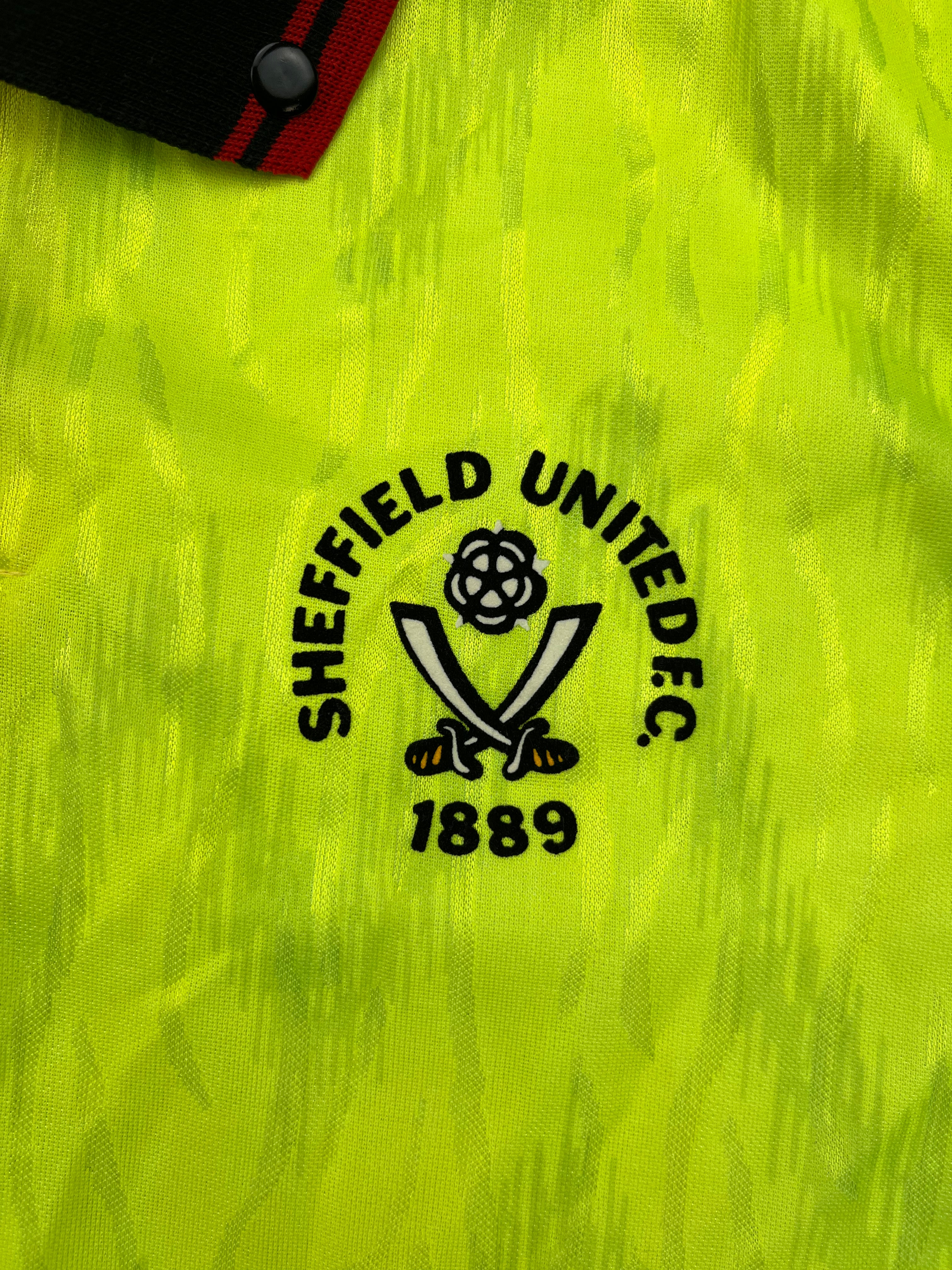 Maillot extérieur Sheffield United 1989/91 (S) 9.5/10