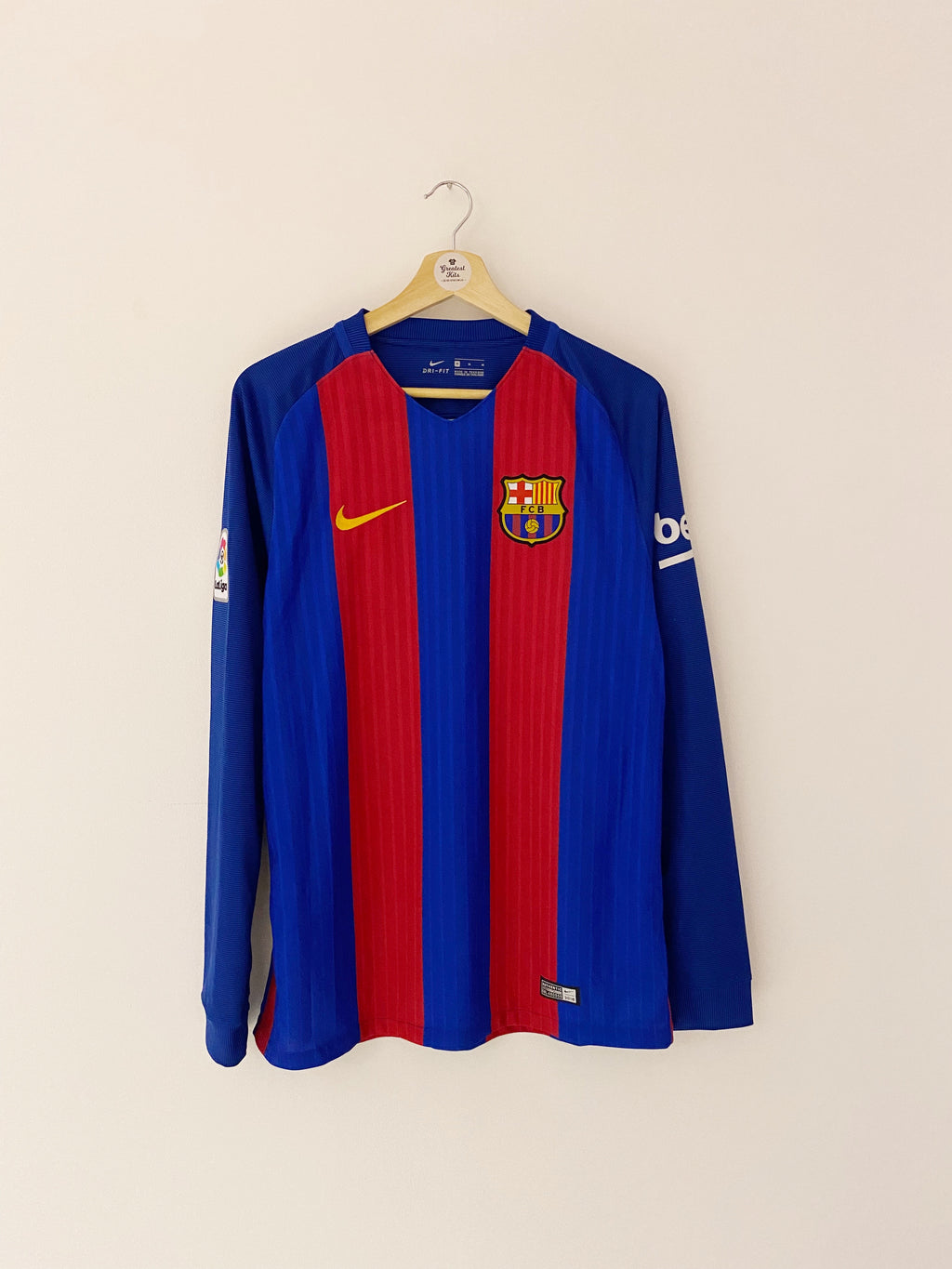 Camiseta Barcelona 2016/17 Local L/S (M) 9.5/10