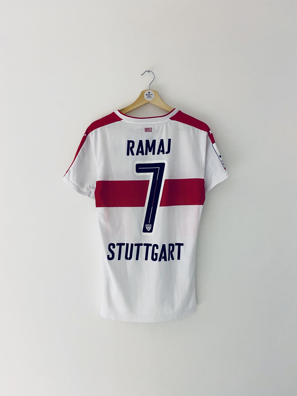 2016/17 Stuttgart II *Match Issue* Maillot Domicile Ramaj #7 (M) 9/10