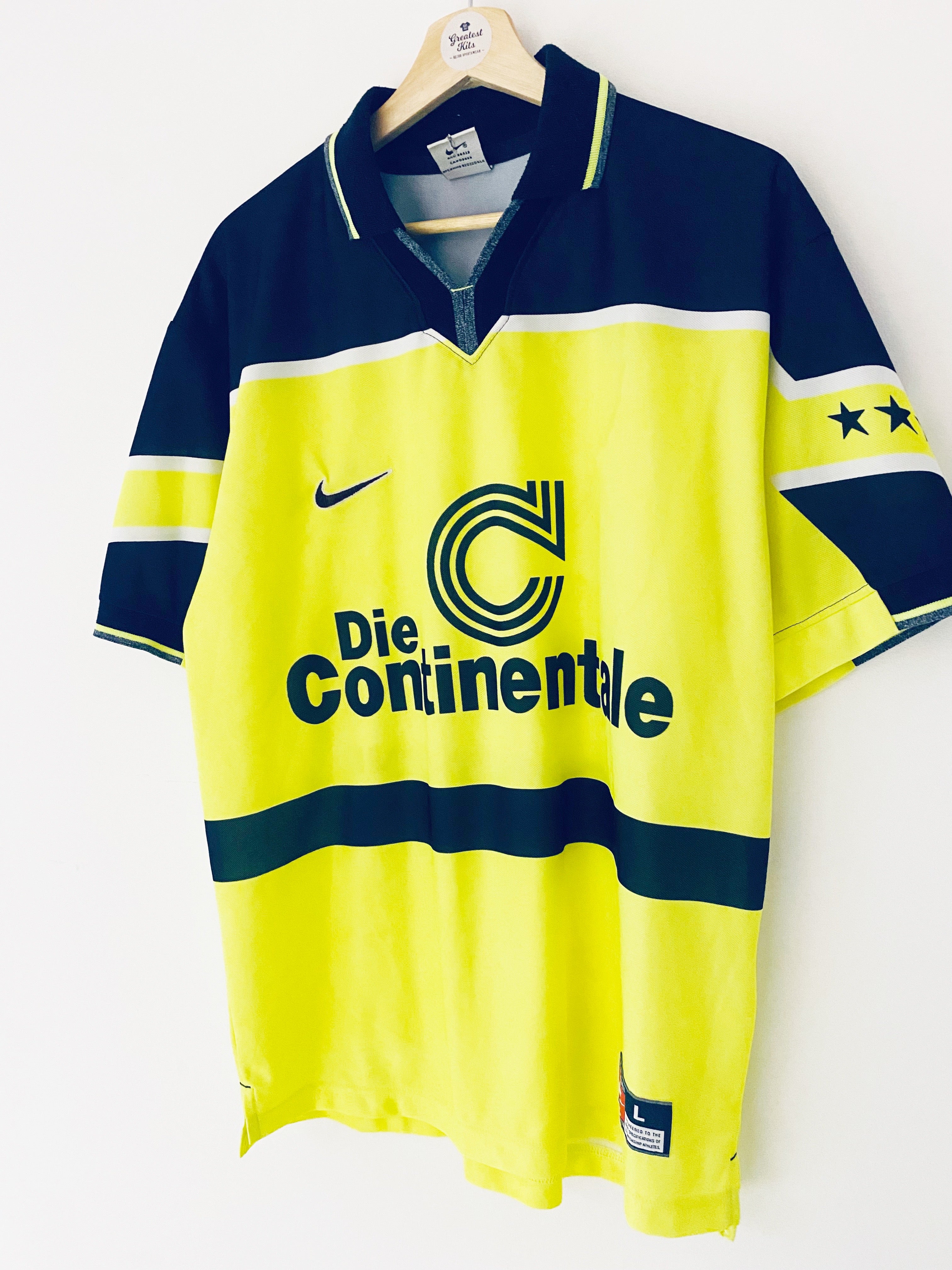 Maillot domicile du Borussia Dortmund 1997/98 (L) 8.5/10