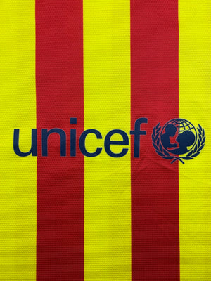 2013/14 Barcelona Away Shirt (S) 9/10