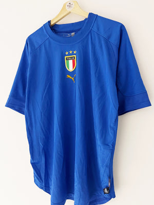 2004/06 Italy Home Shirt (XL) 9/10