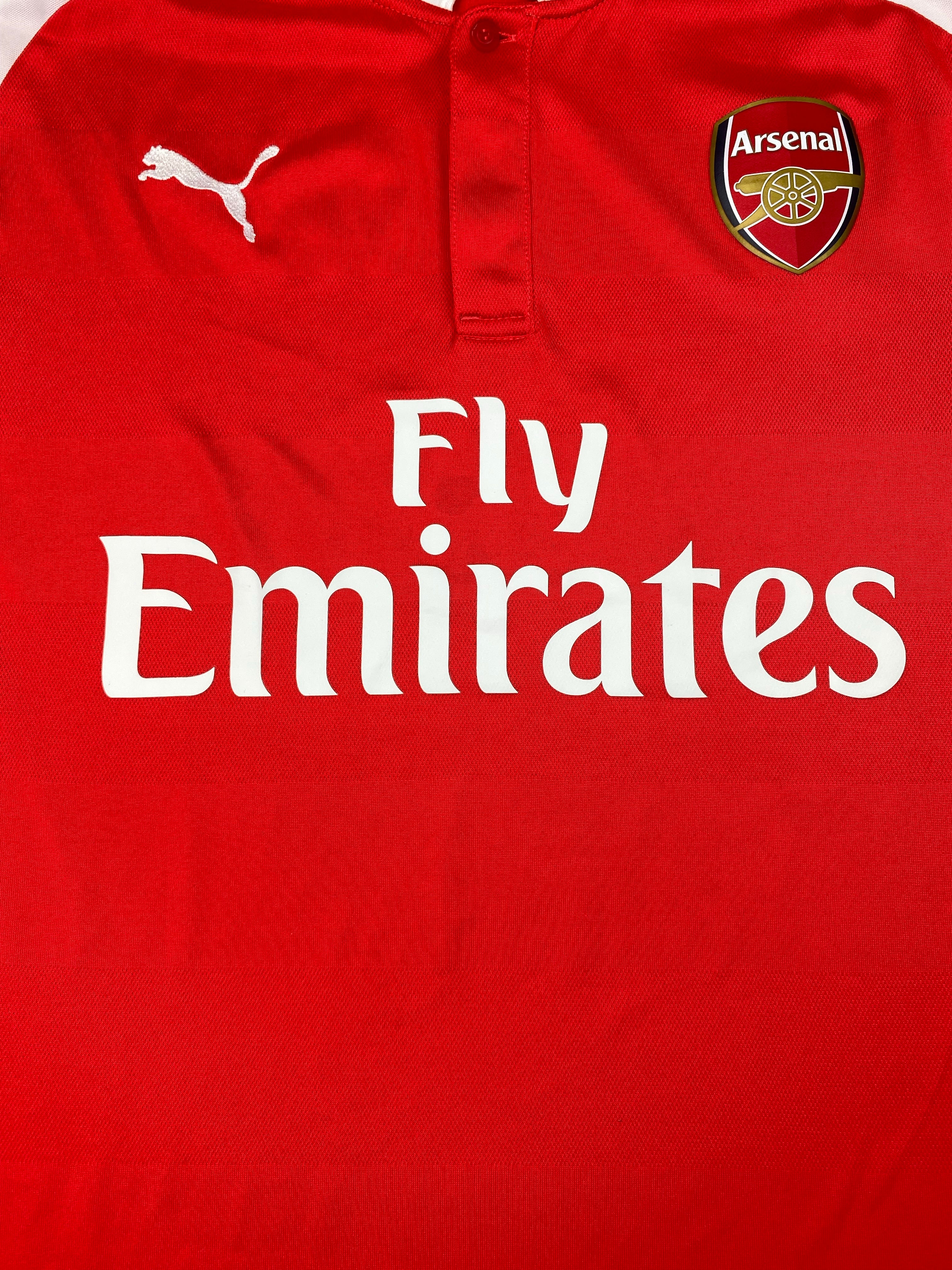 Arsenal 2015-16 Original Home Shirt (Excellent) L Football Jersey