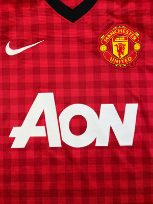 2012/13 Manchester United Home Shirt (S) 9/10
