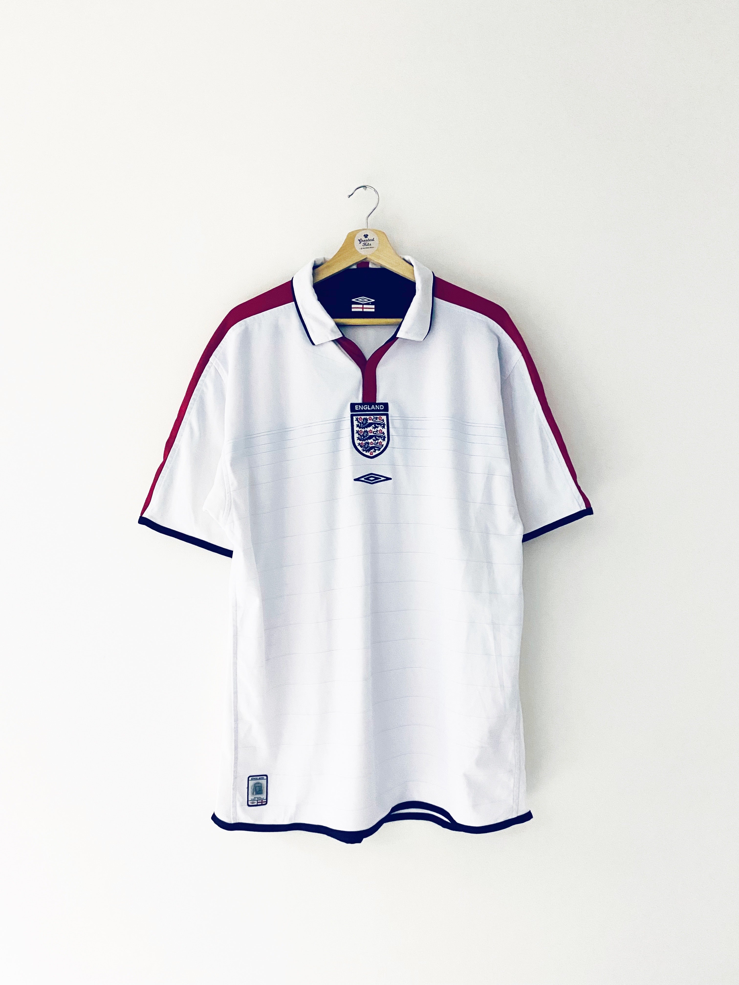2003/05 England Home Shirt (XL) 9/10 – Greatest Kits