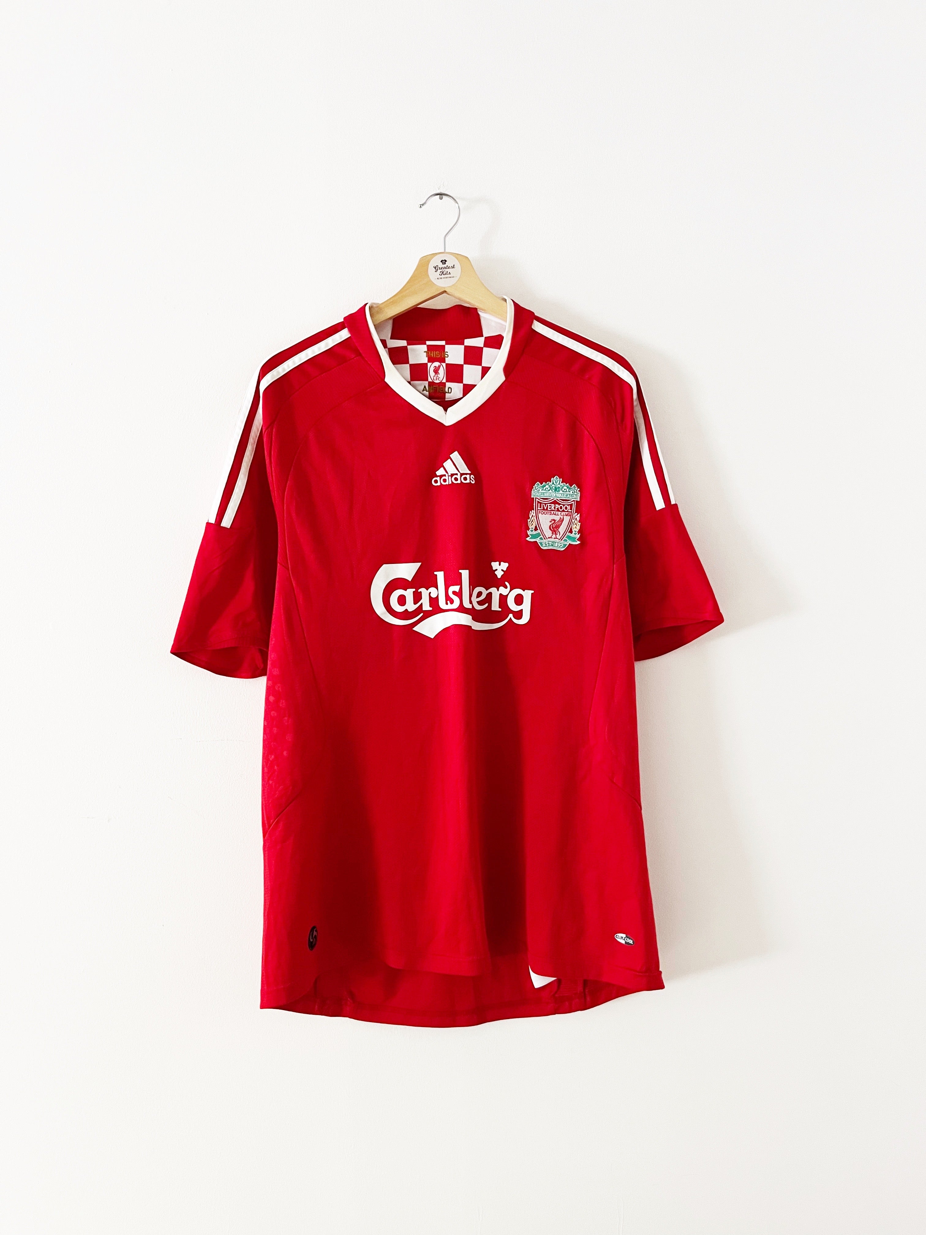 2008/10 Liverpool Home Shirt (L) 9/10 – Greatest Kits