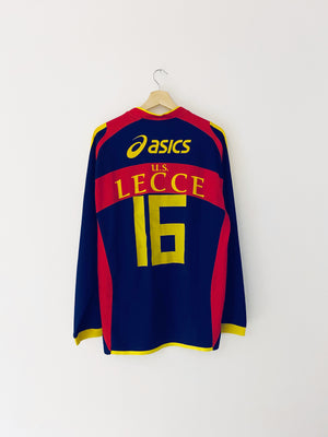 2008/09 Lecce *Player Issue* Maillot d'entraînement L/S #16 (XL) 7/10