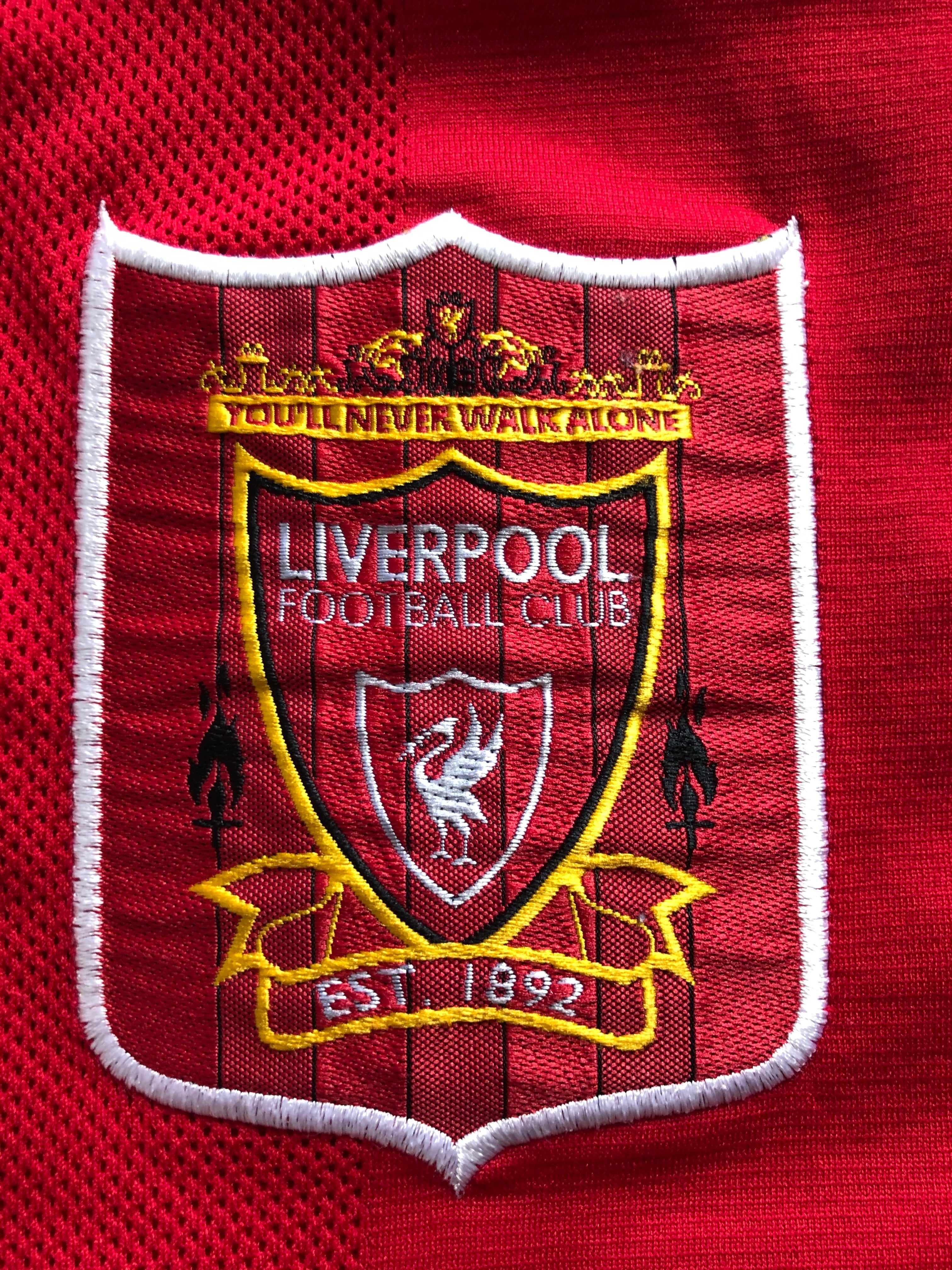 Camiseta local del Liverpool 1995/96 (S) 9,5/10
