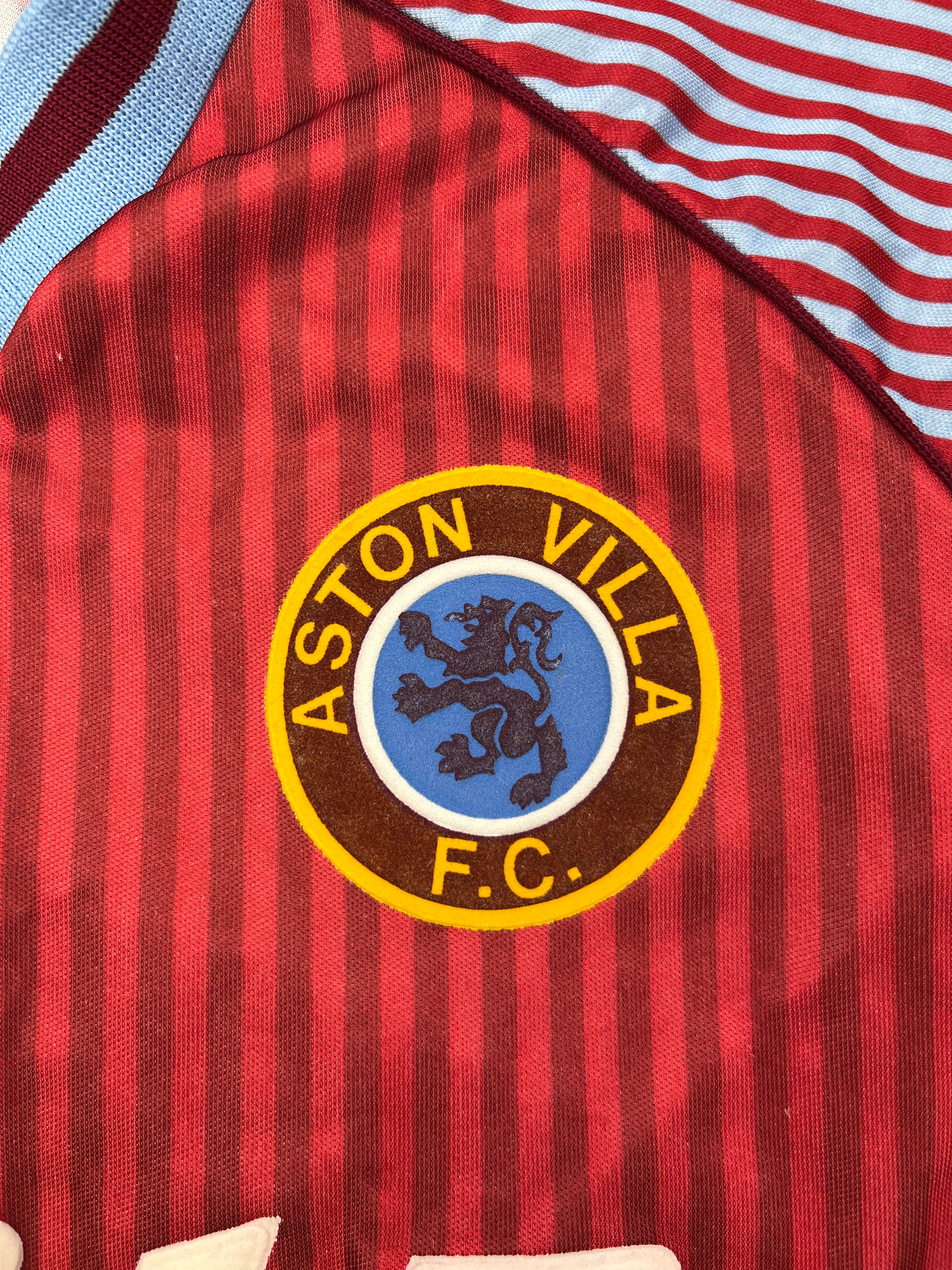 1987/89 Aston Villa Home Shirt (L.Boys) 8.5/10