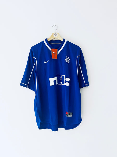 Rangers Goalkeeper football shirt 1999 - 2000. Sponsored by NTL