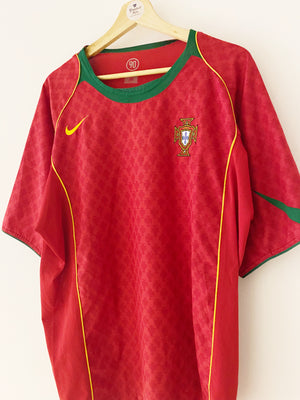 2004/06 Portugal Home Shirt (XL) 9/10
