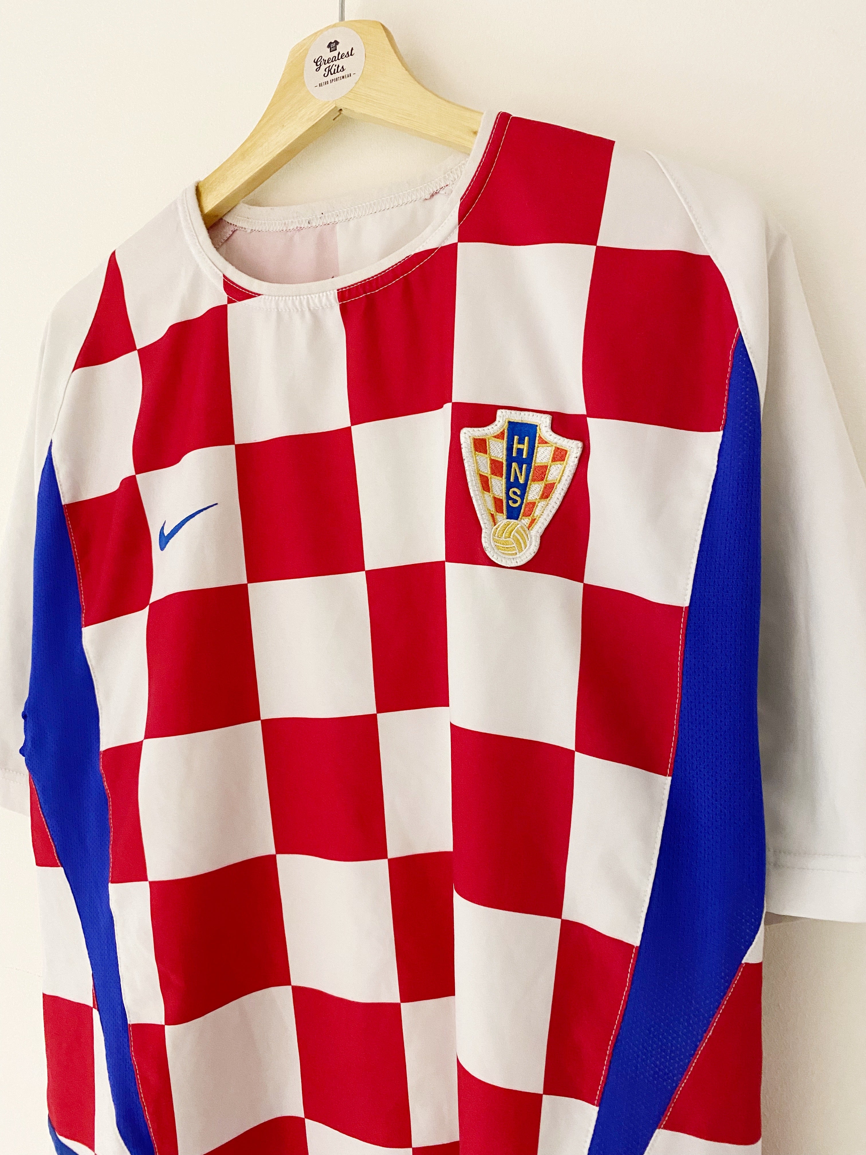2002/04 Croatia Home Shirt (L) 9/10