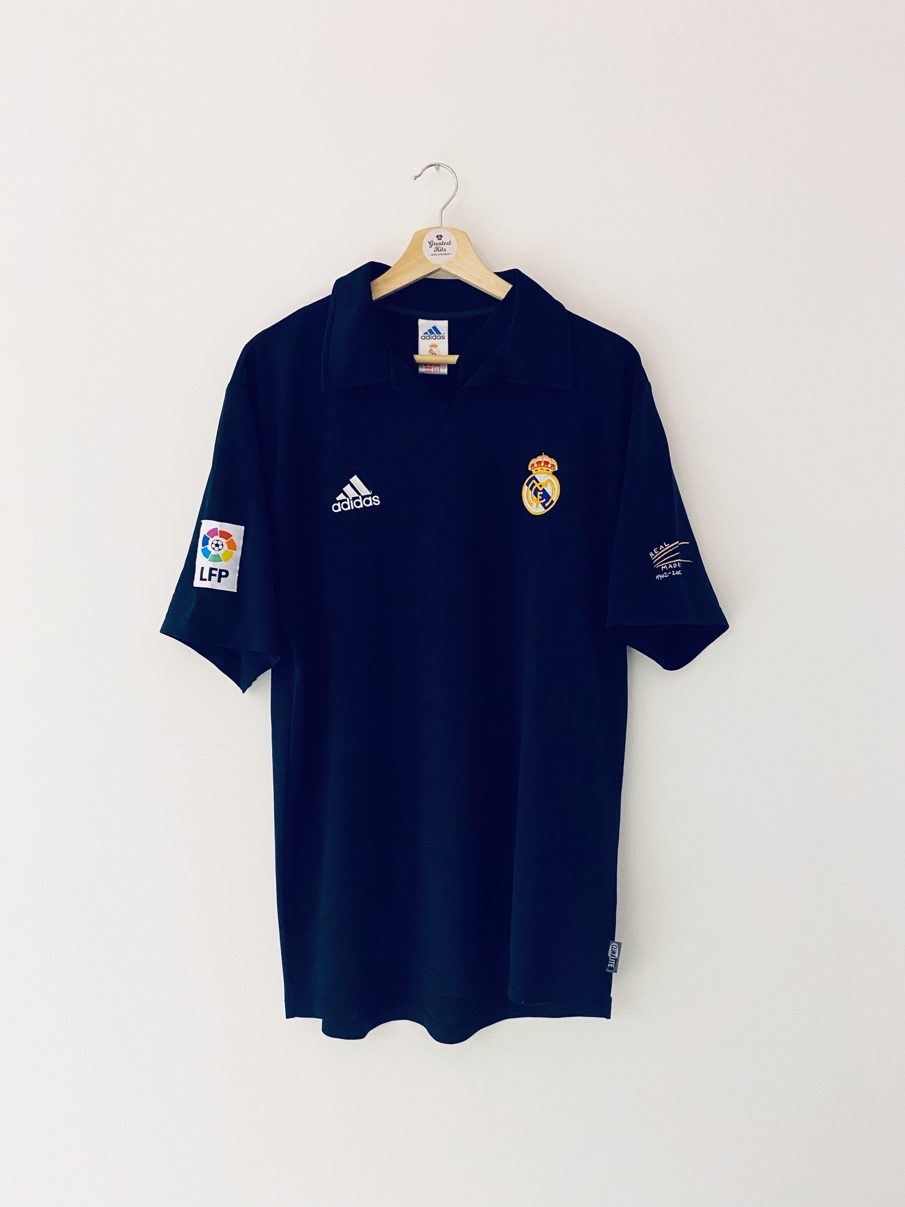 2001/02 Real Madrid Away Centenary Shirt (L) 9/10