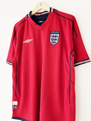 2002/04 Camiseta visitante de Inglaterra (L) 9/10