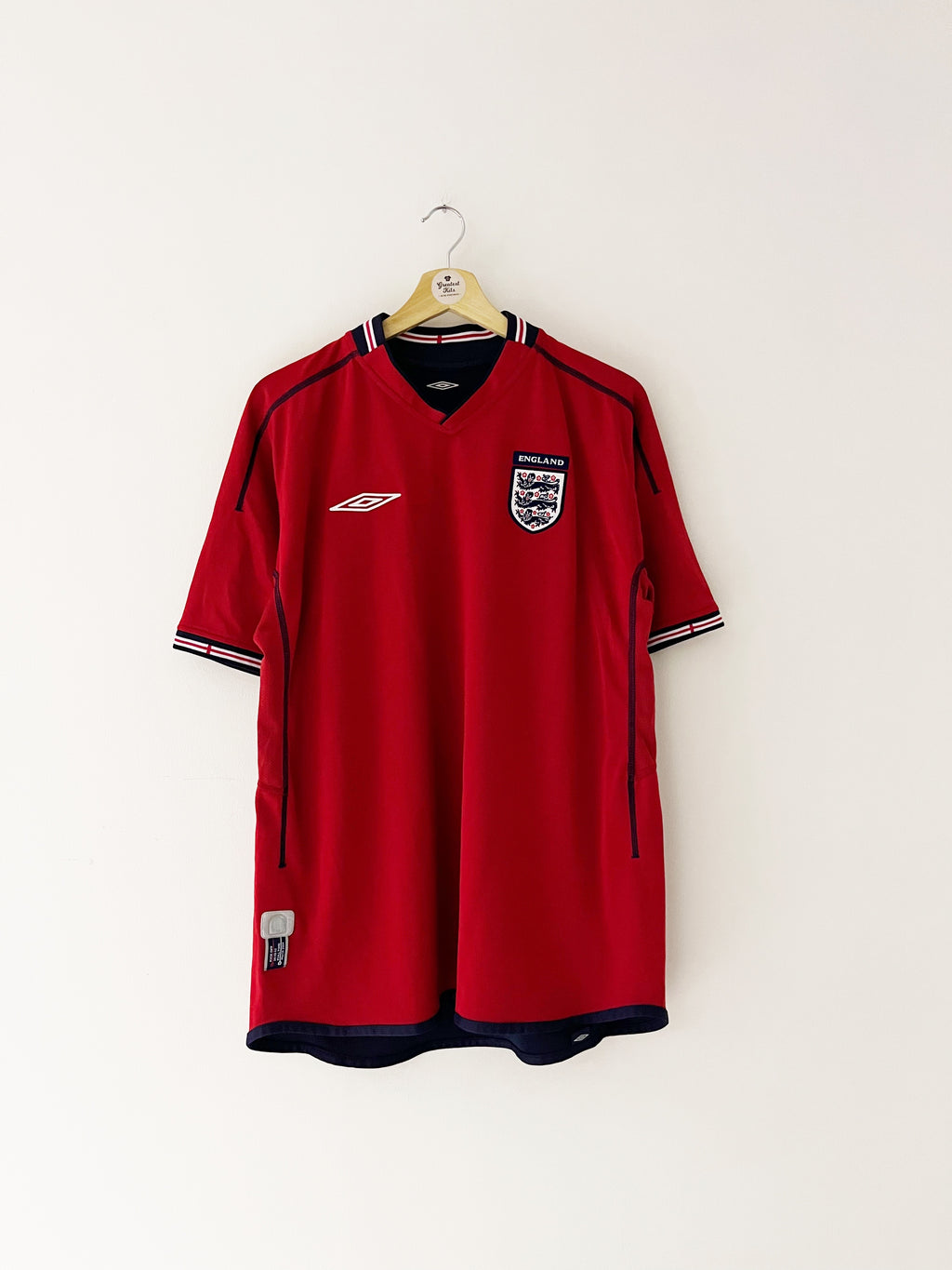 2002/04 Camiseta visitante de Inglaterra (L) 9/10