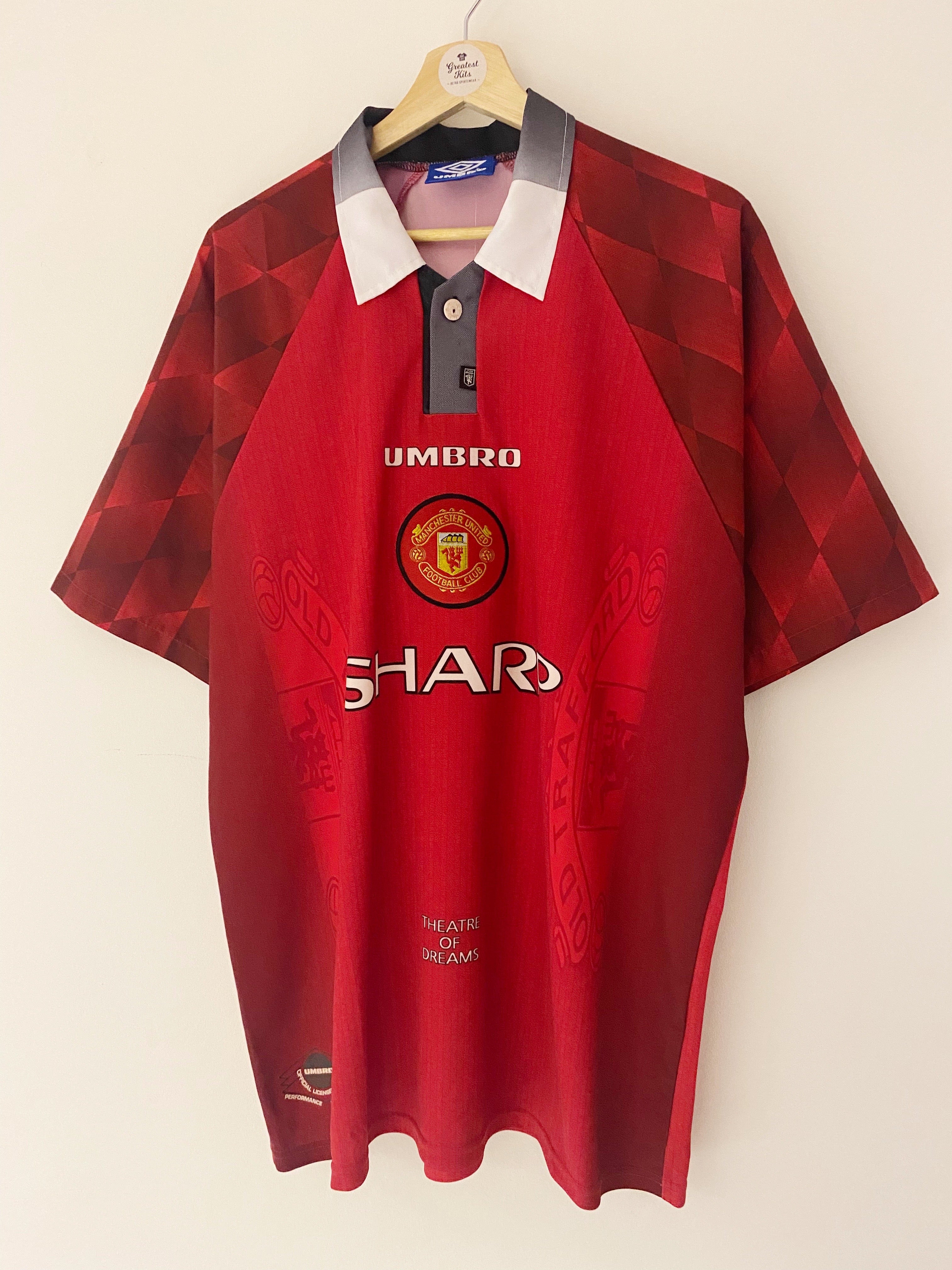 Maillot domicile Manchester United 1996/98 (XL) 9/10