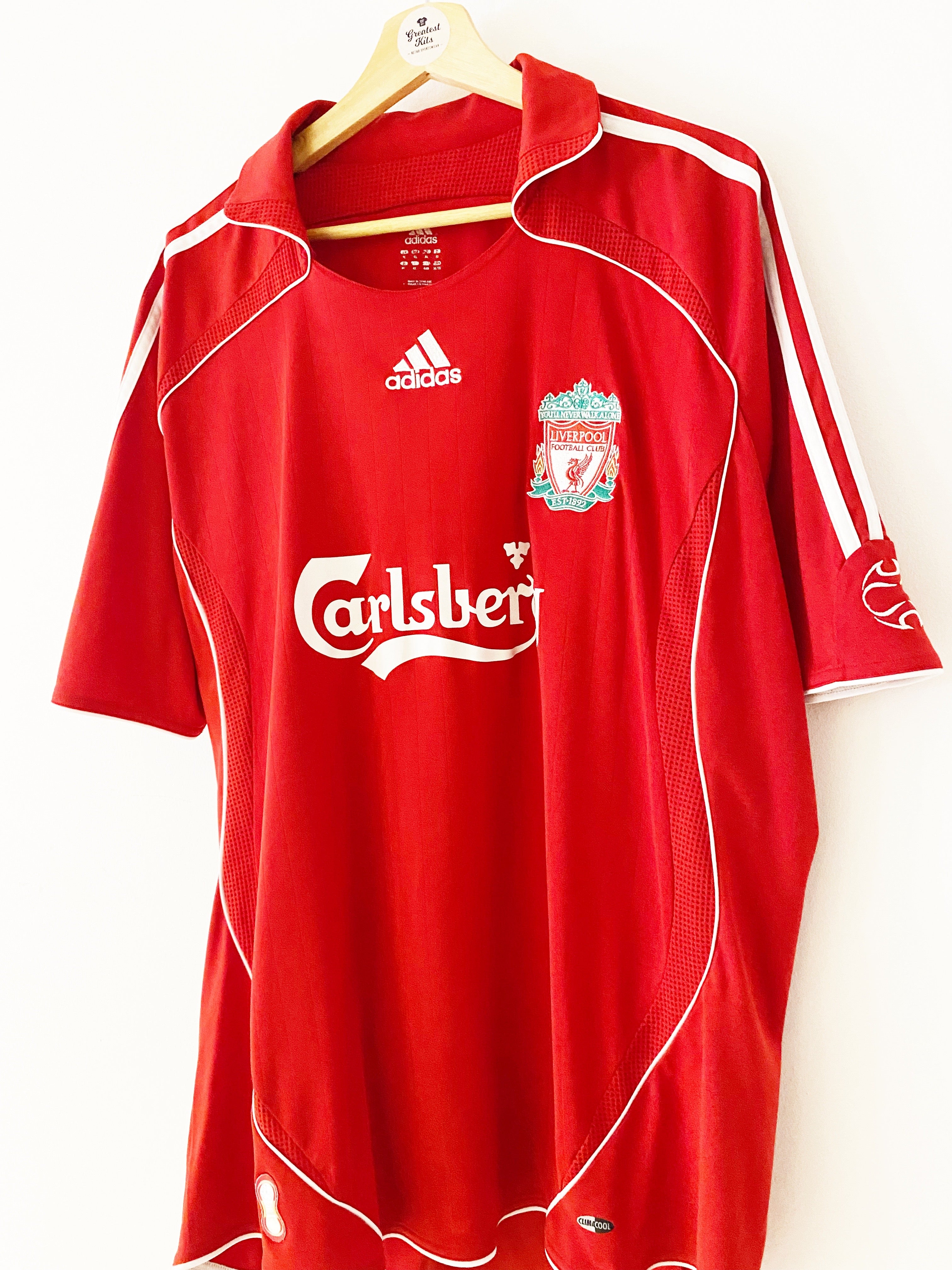 2006/08 Liverpool Home Shirt Carragher #23 (XL) 8/10
