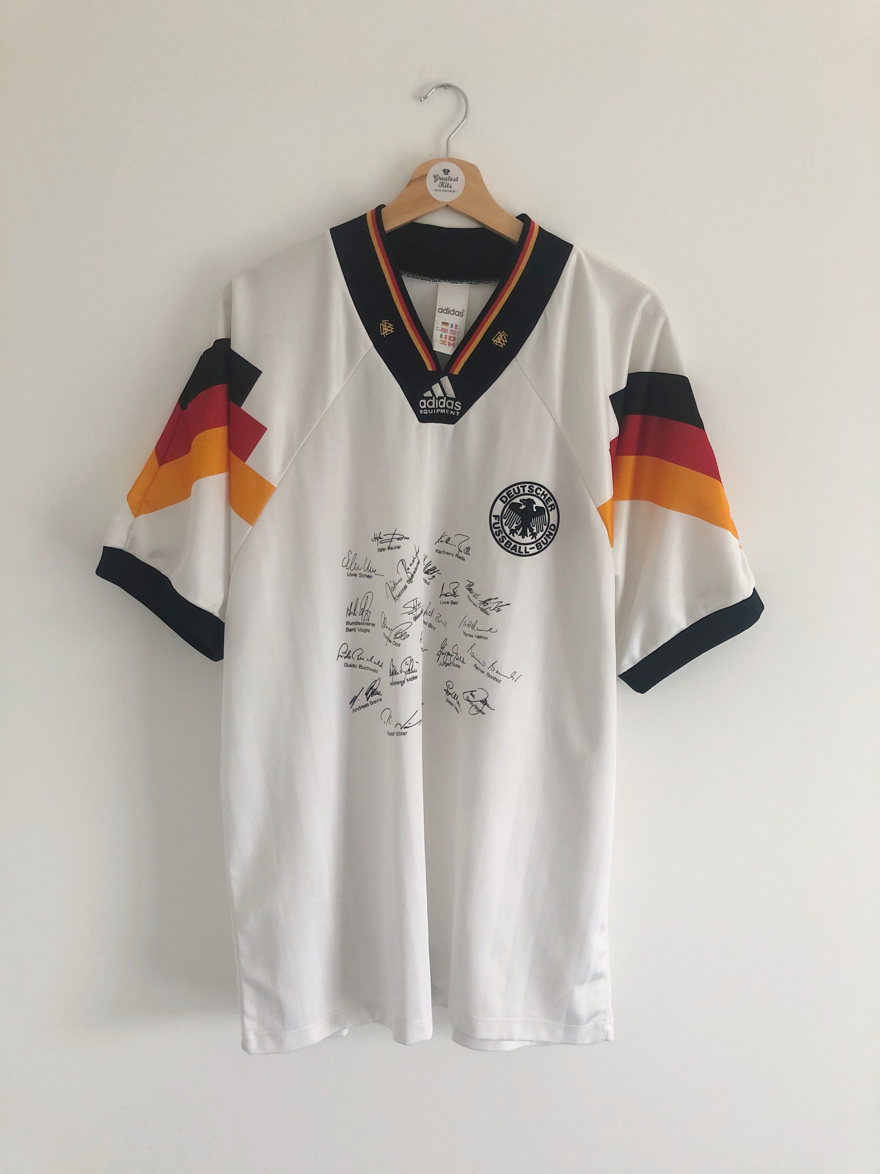 1992/94 Germany Home *Signed Edition* Shirt (XL/XXL) 9/10