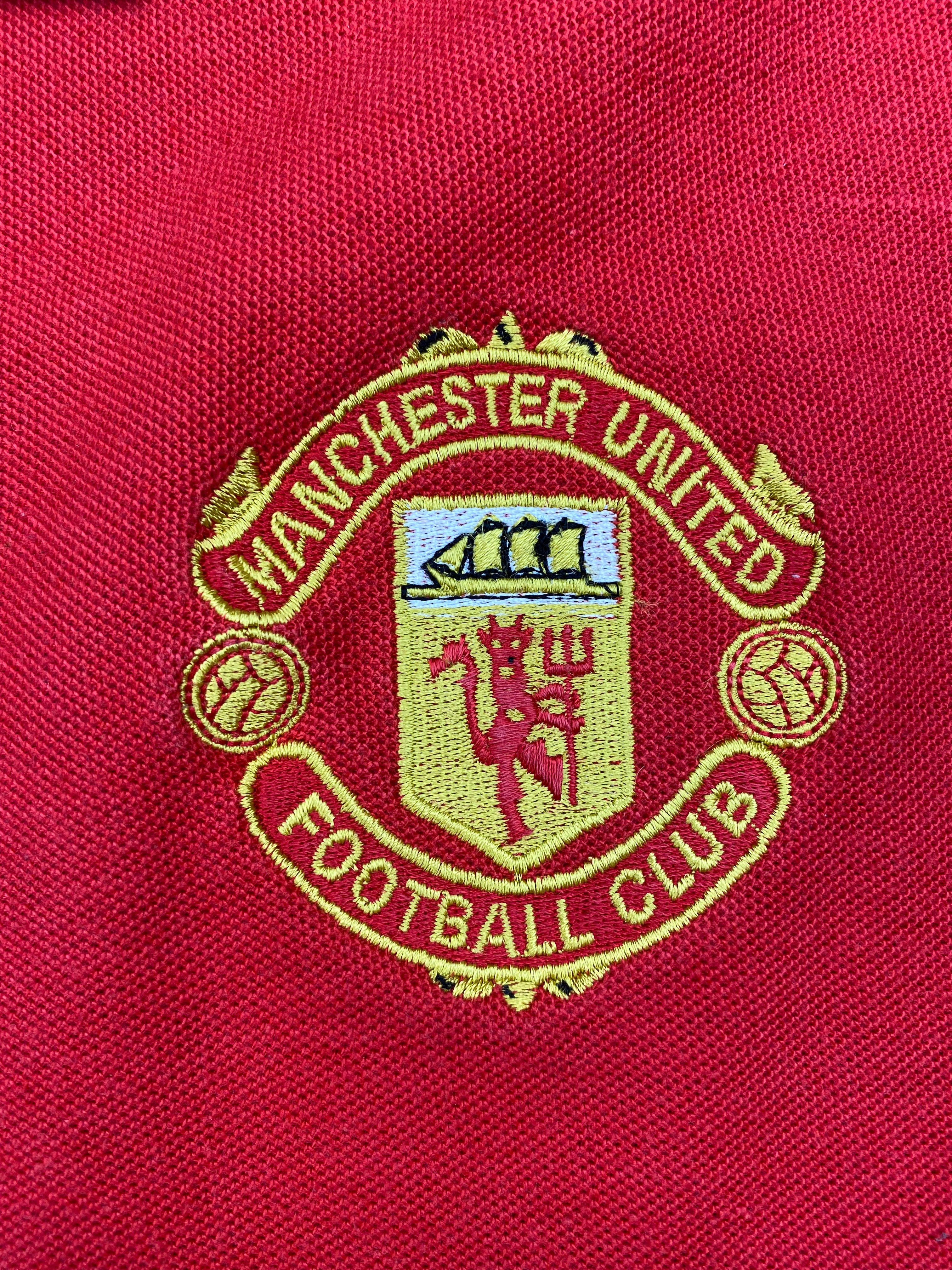 1994/95 Manchester United Polo Shirt (L) 9/10