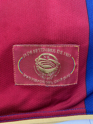 2007/08 Barcelona Home L/S Shirt (S) 8.5/10