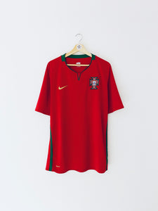 Camiseta de local de Portugal 2008/10 (XL) 9/10 