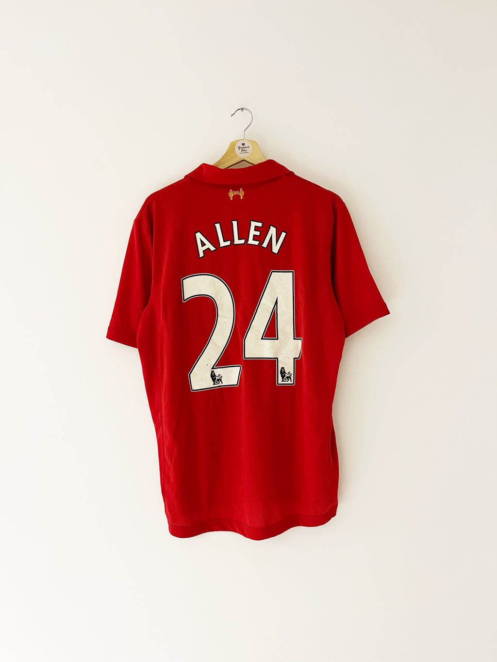Maillot domicile Liverpool 2012/13 Allen #24 (L) 9/10