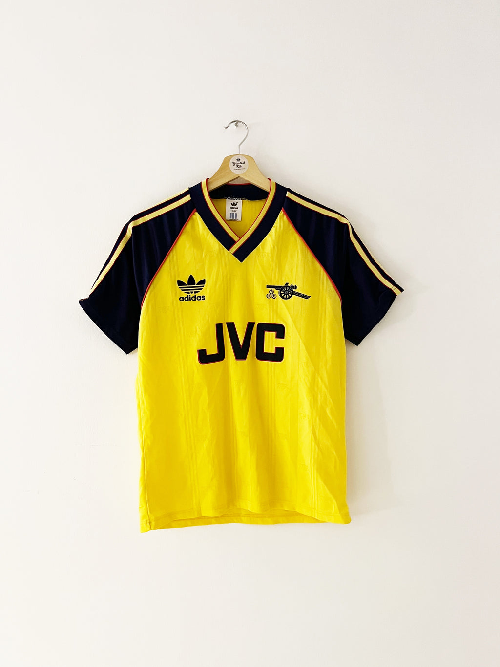 1989/91 Camiseta visitante del Arsenal (S) 9/10