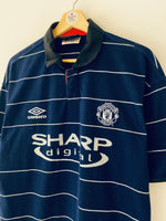1999/00 Maillot extérieur Manchester United Beckham #7 (Y) 9/10