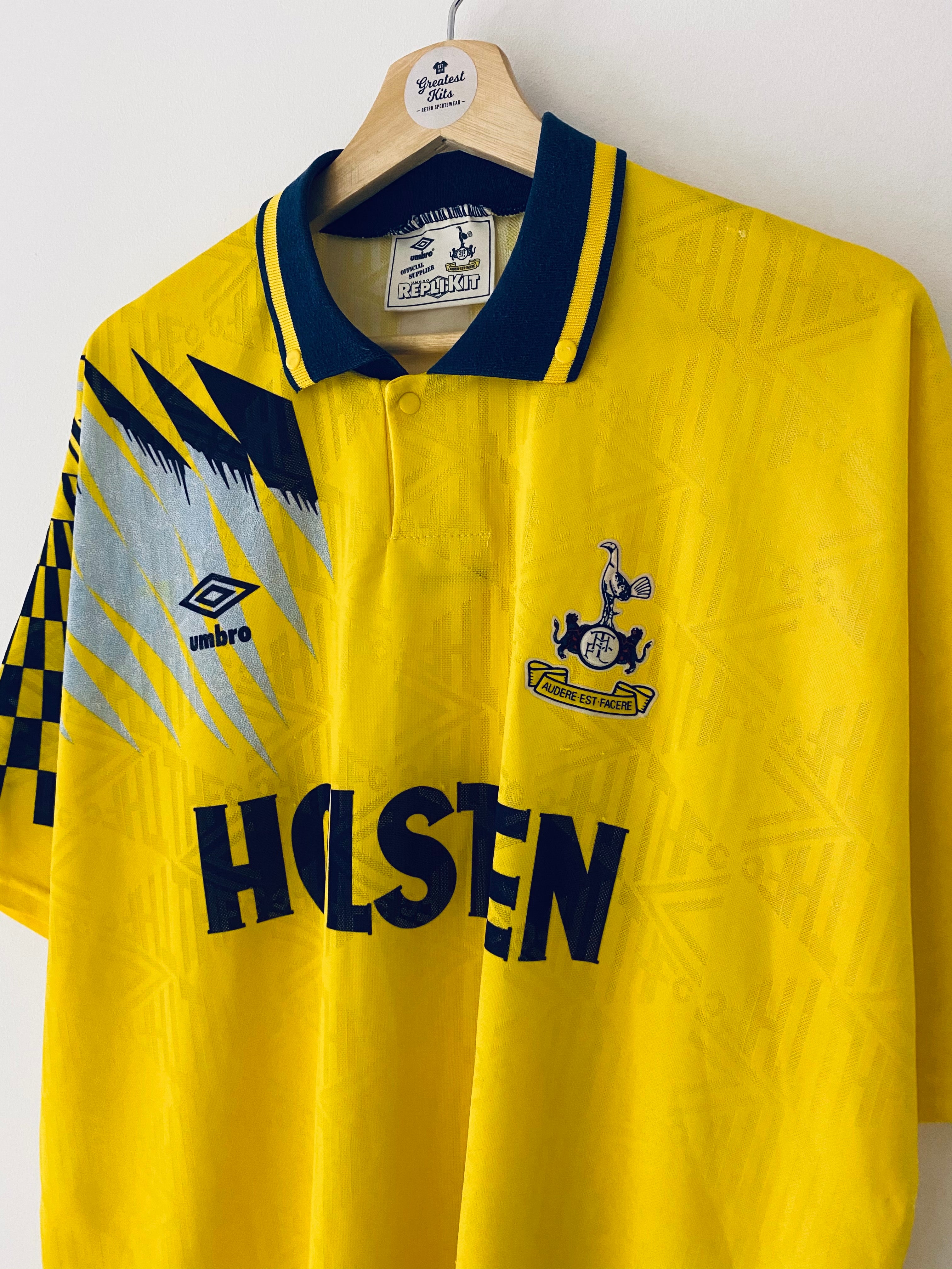 Maillot extérieur Tottenham Hotspur 1991/95 (XL) 8,5/10