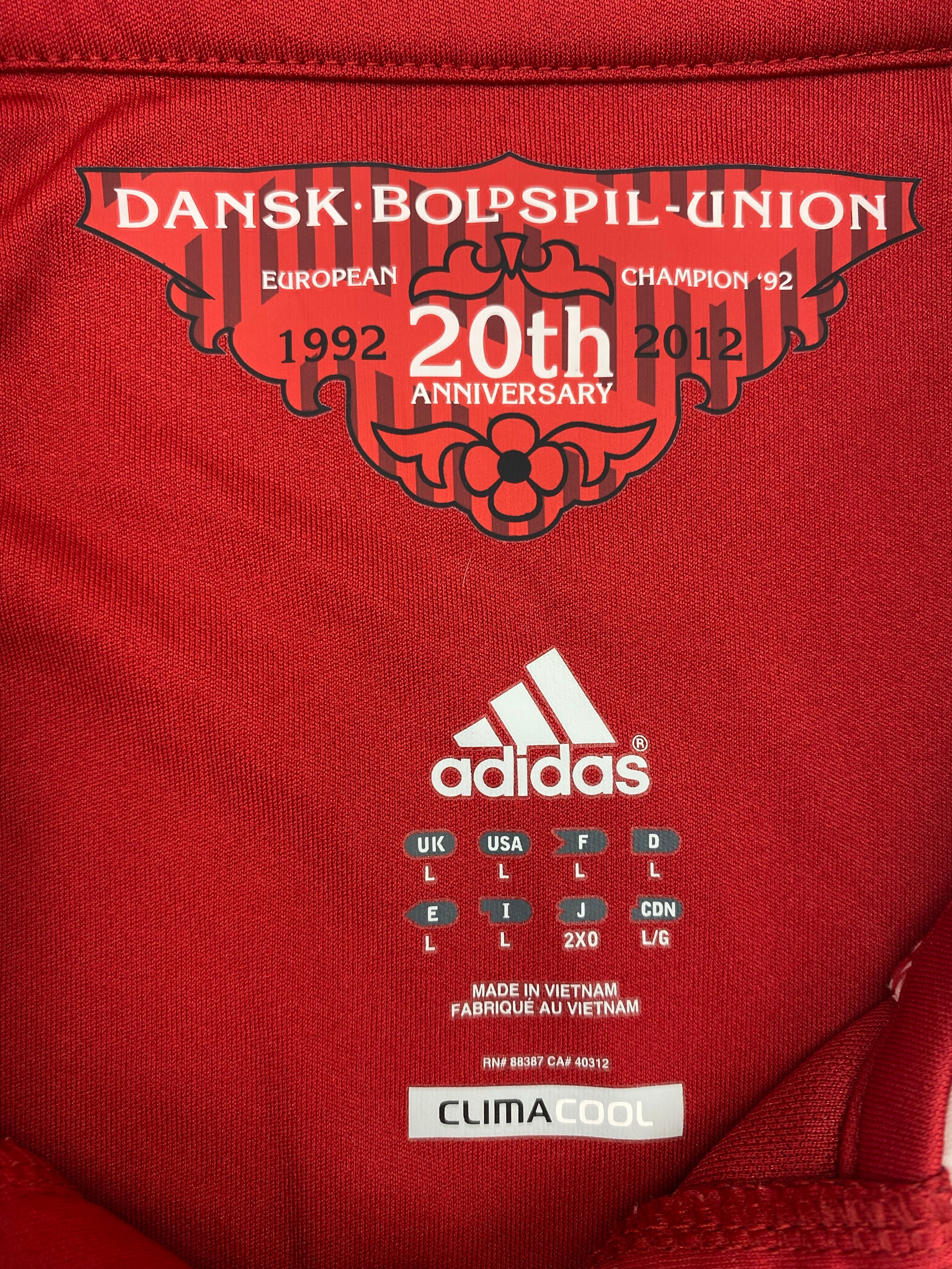 2012/13 Denmark Home Shirt (L) 9/10