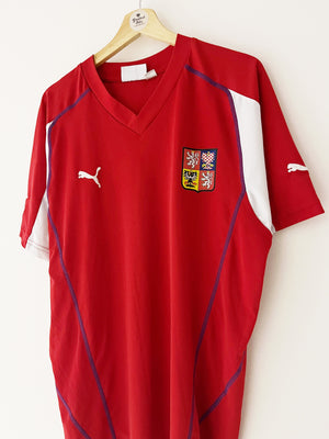 2003/04 Camiseta local de la República Checa (XL) 9/10 