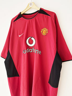 2002/04 Manchester United Home Shirt (XXL) 9/10