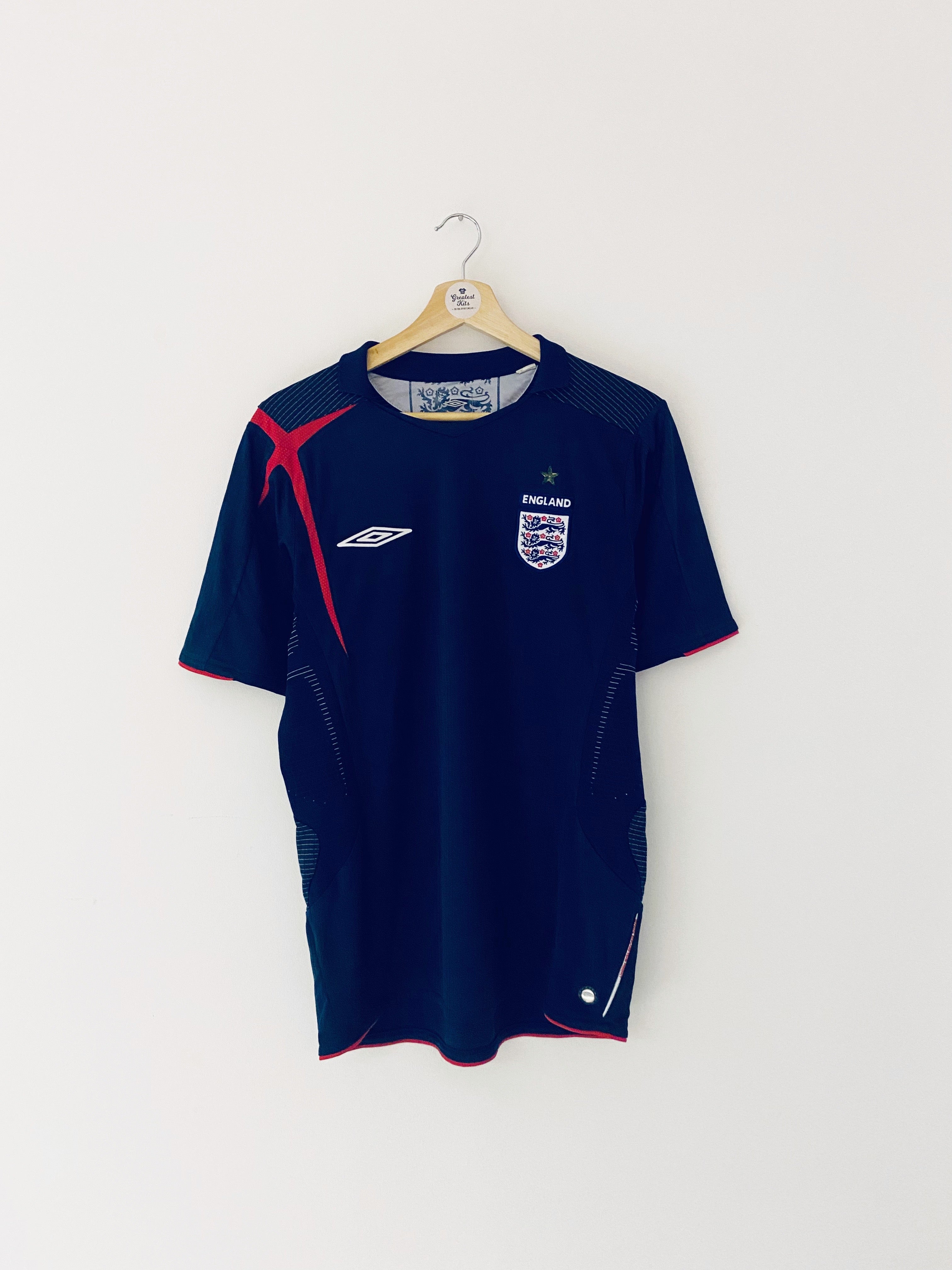 2005/07 England GK Shirt (S) 9/10