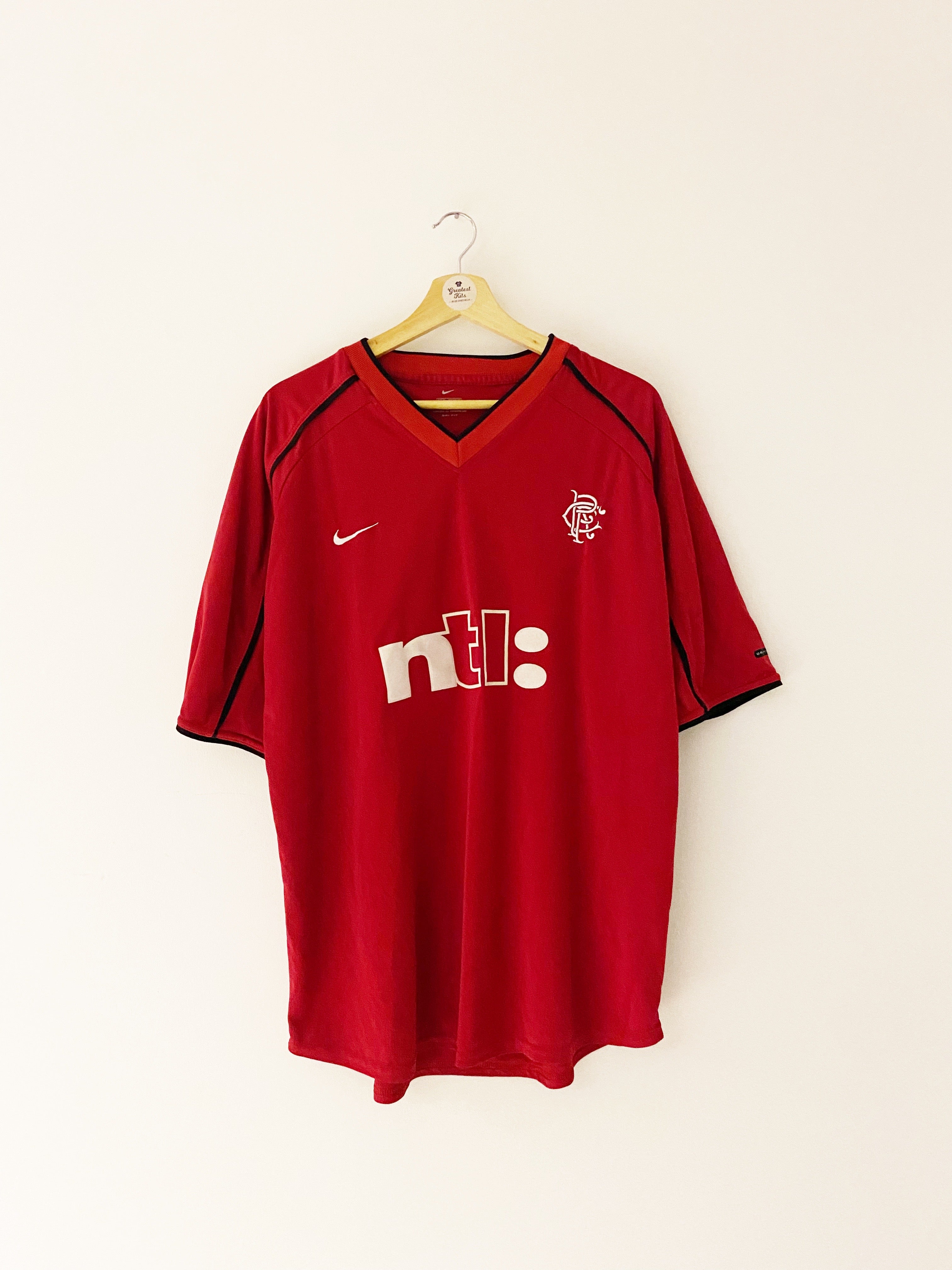 2000/01 Rangers Third Shirt (XL) 8.5/10 – Greatest Kits