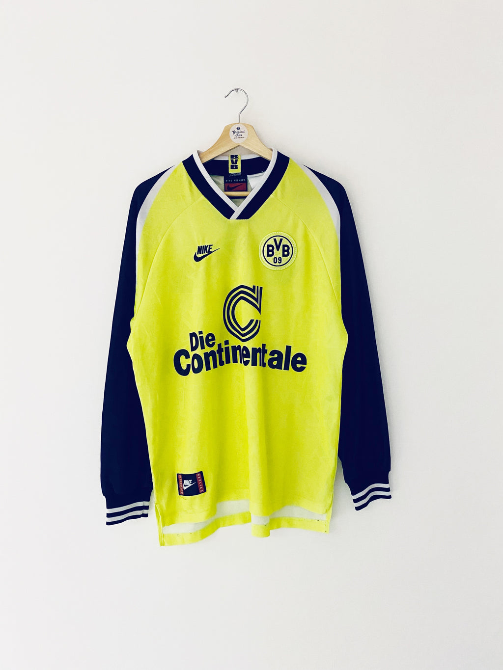 1995/96 Borussia Dortmund Camiseta local L/S (L) 8/10