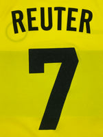 Camiseta de local del Borussia Dortmund 2002/03 Reuter #7 (XL) 8.5/10 