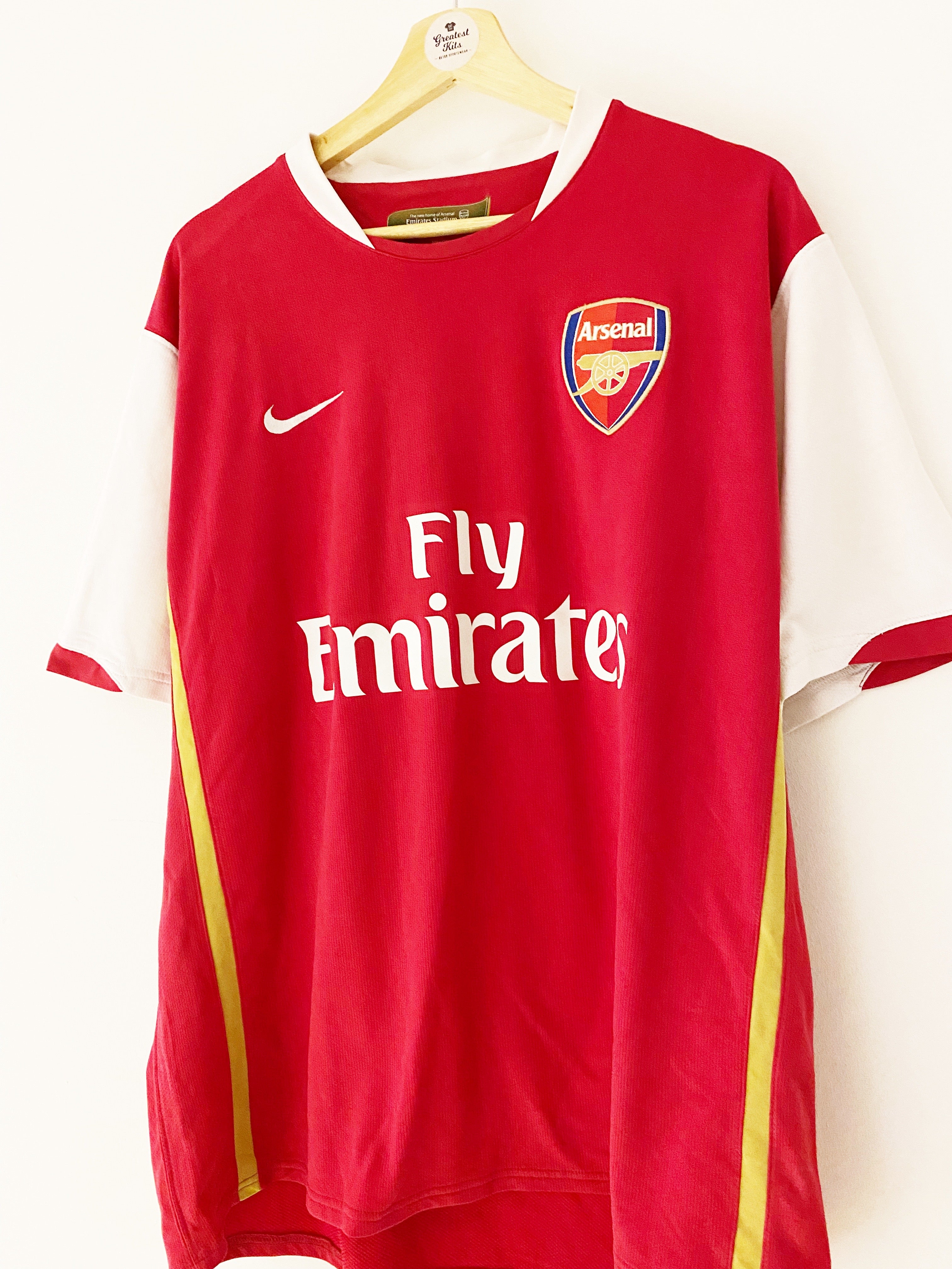 2006/08 Arsenal Home Shirt (XL) 9/10