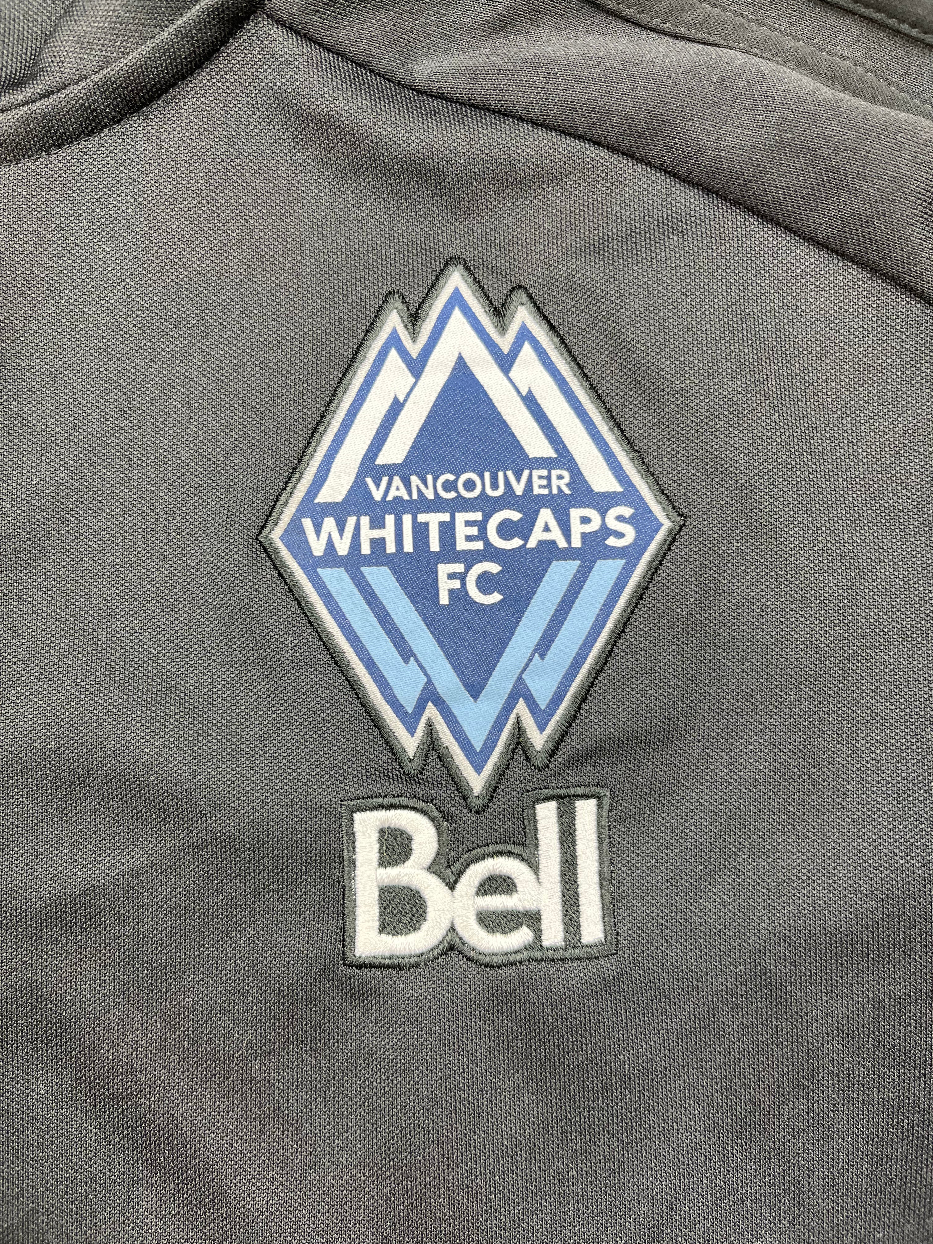 Haut d'entraînement 1/4 zippé des Whitecaps de Vancouver 2019 (M) 9/10