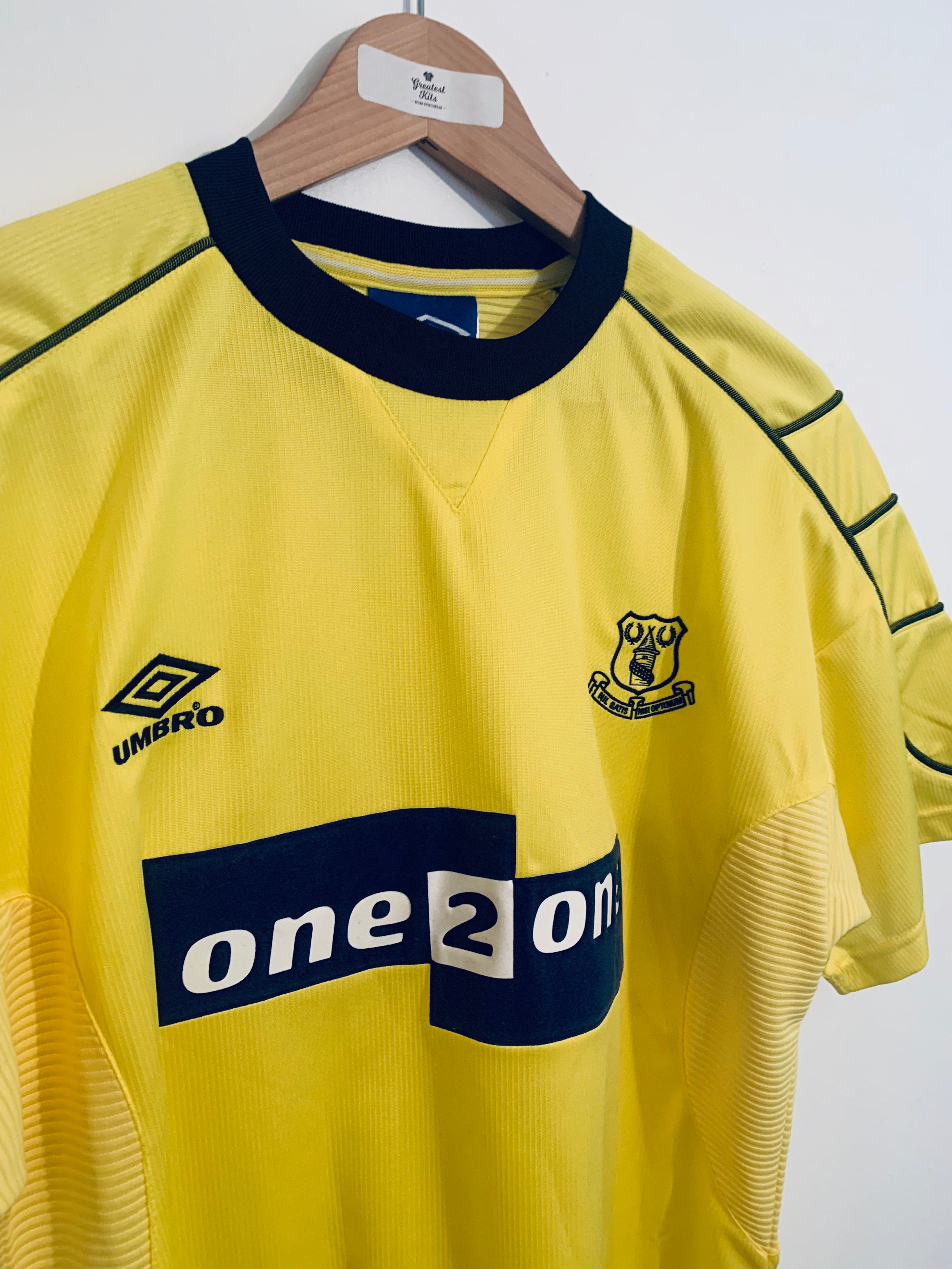 1999/00 Camiseta visitante del Everton (M) 10/10