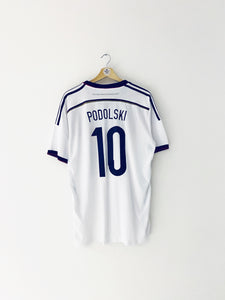 2014/15 Germany Home Shirt Podolski #10 (XL) 9/10