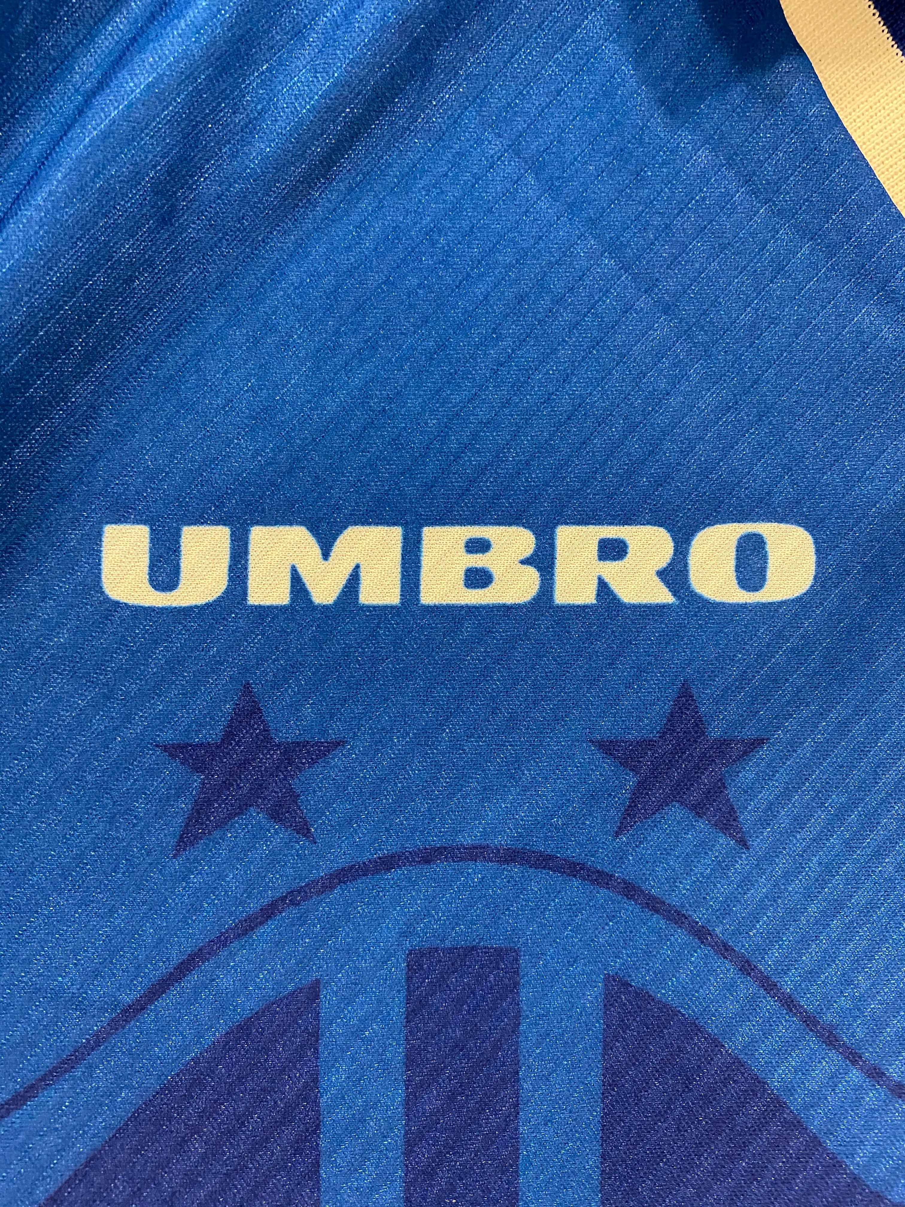 1994/97 Camiseta visitante de Brasil (L) 9,5/10