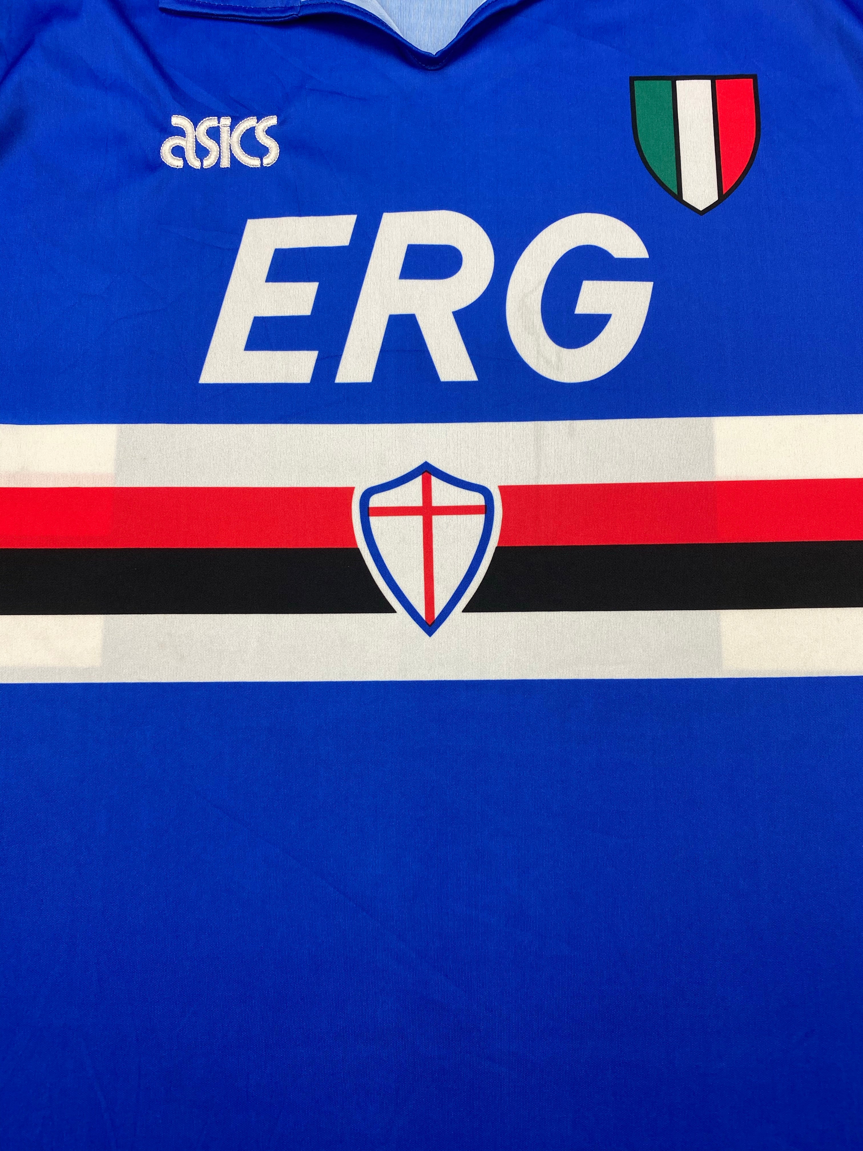 1991/92 Sampdoria Home Shirt (XL) 9/10