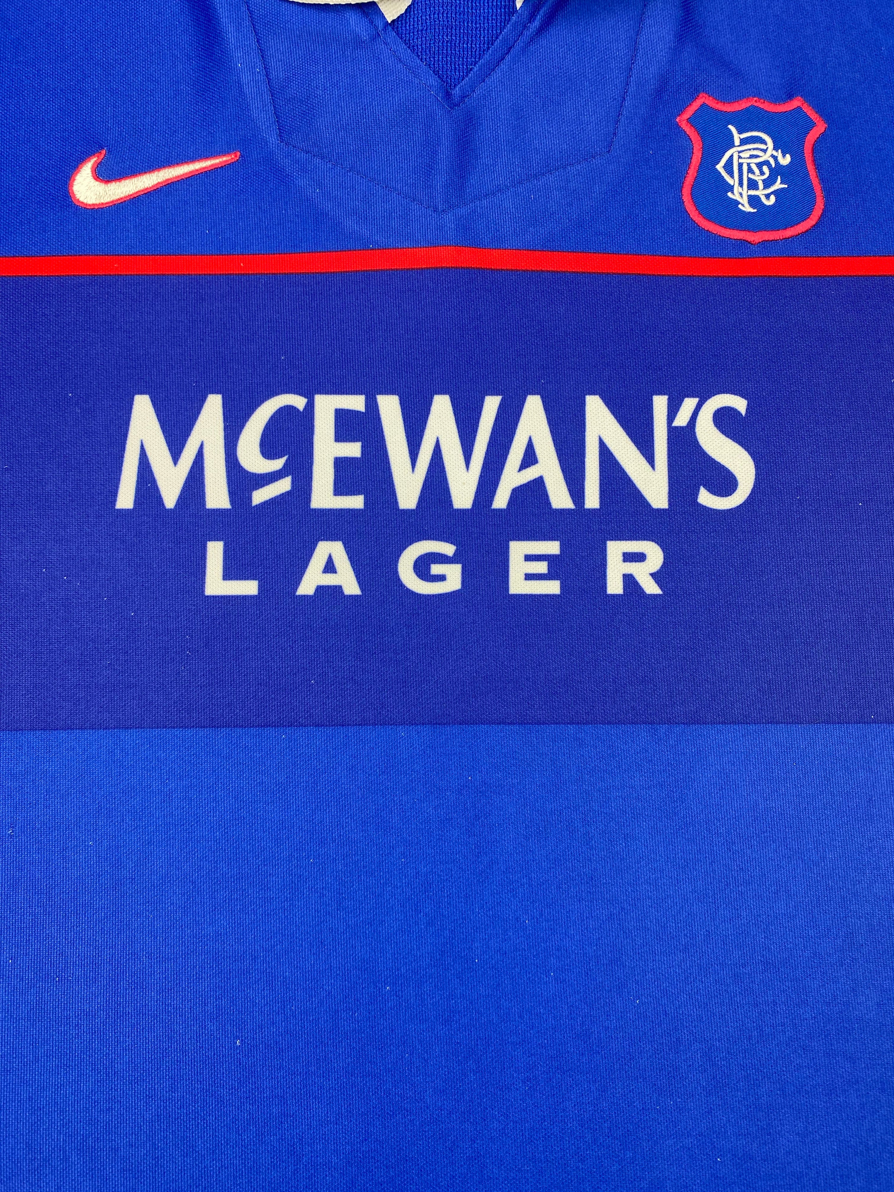 1997/99 Rangers Home Shirt (S) 8/10 – Greatest Kits