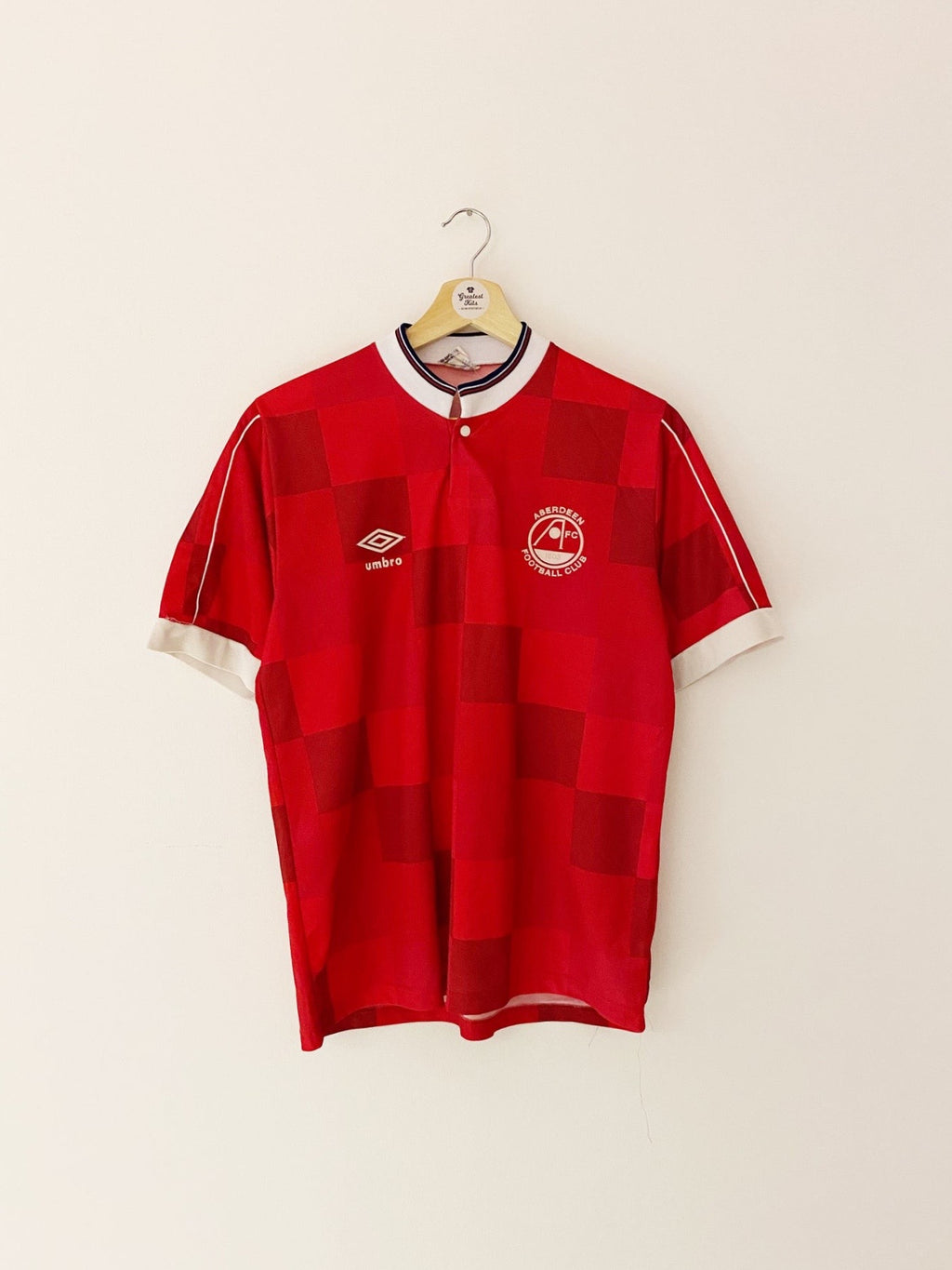 1987/90 Aberdeen Home Shirt (S) 8/10