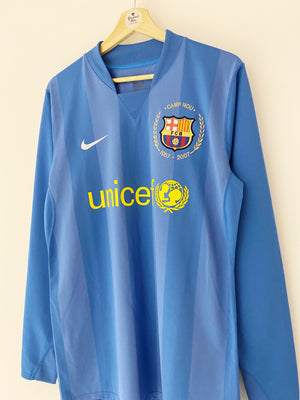 2007/08 Barcelona *Player Issue* GK Shirt (M) 9/10