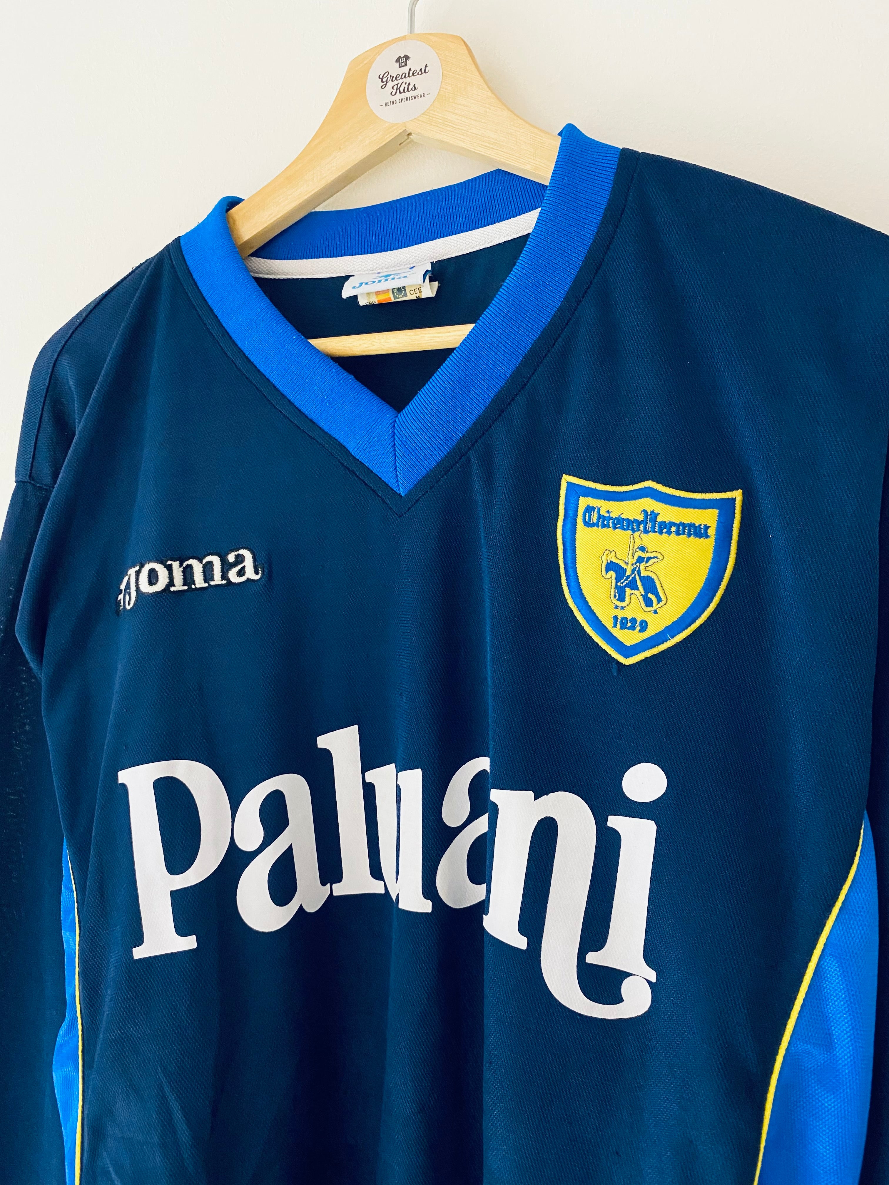 2001/02 Chievo Verona Training L/S Shirt (M) 7/10