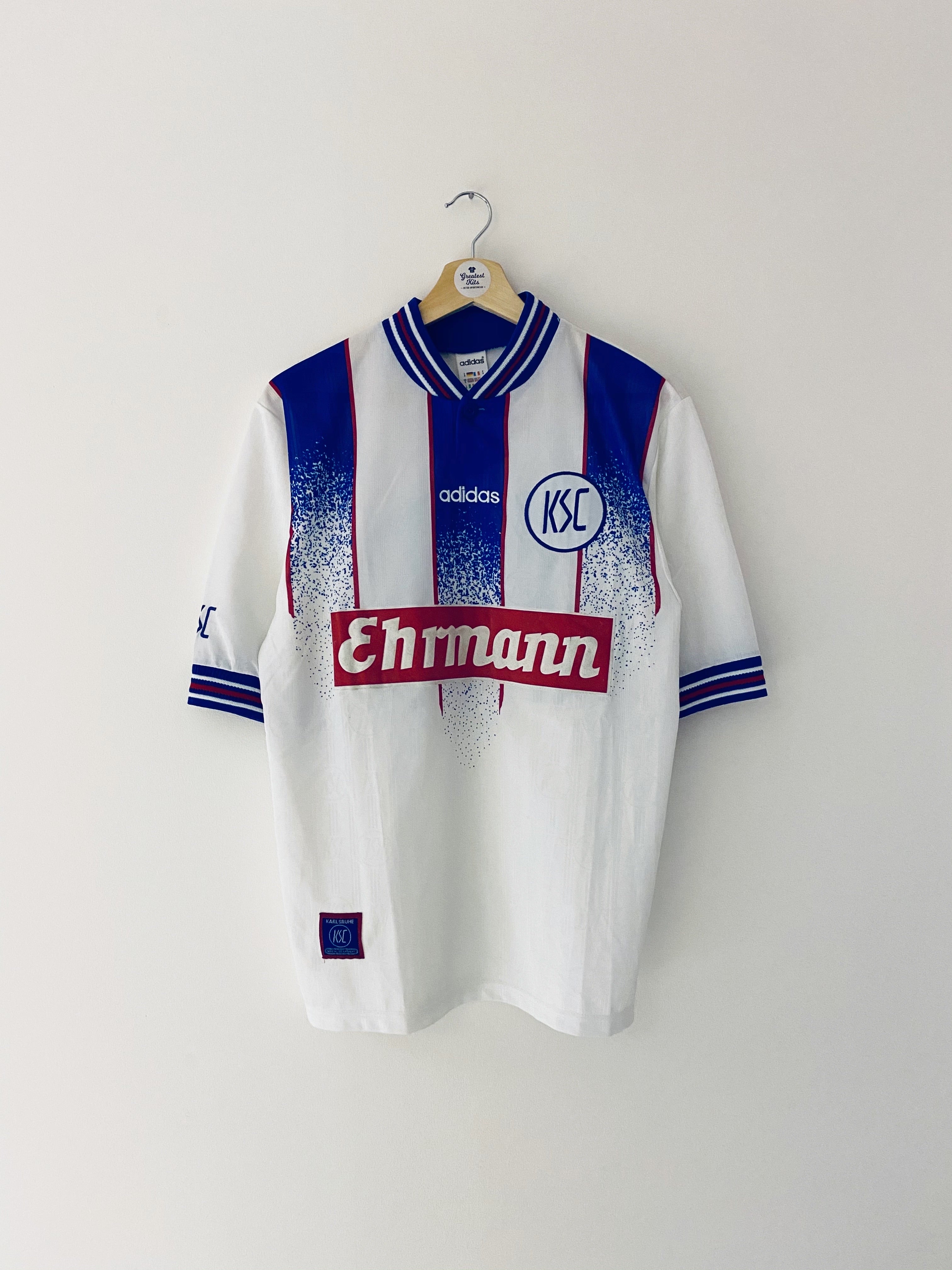 1996/98 Karlsruher Home Shirt #10 (S) 8.5/10
