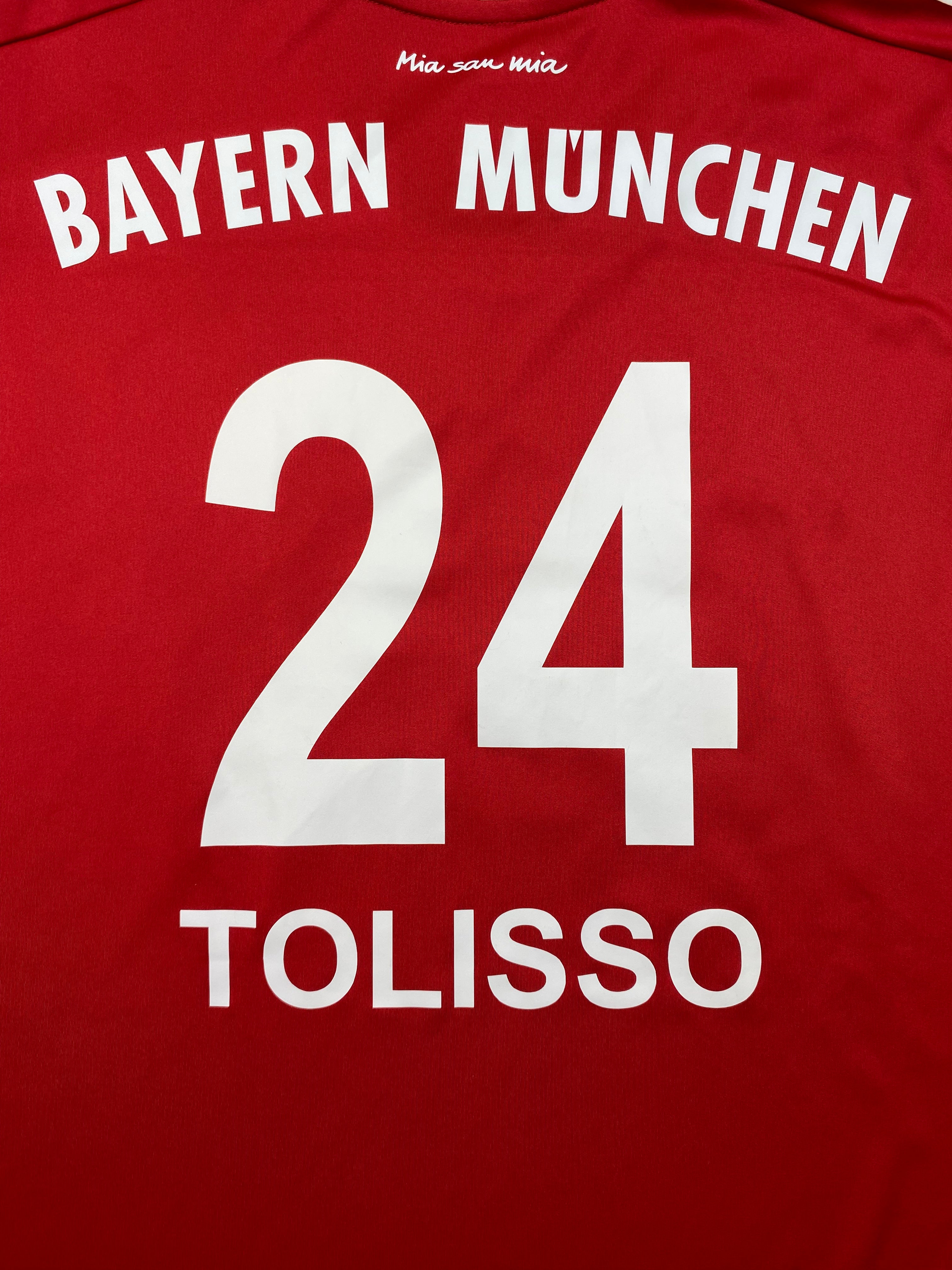 Maillot Domicile Bayern Munich 2017/18 Tolisso #24 (XL) 9/10